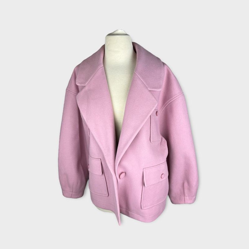 Nordstrom Aves Les Filles | Lavender Pink Coat | Size Large Size L / US 10 / IT 46 - 1 Thumbnail