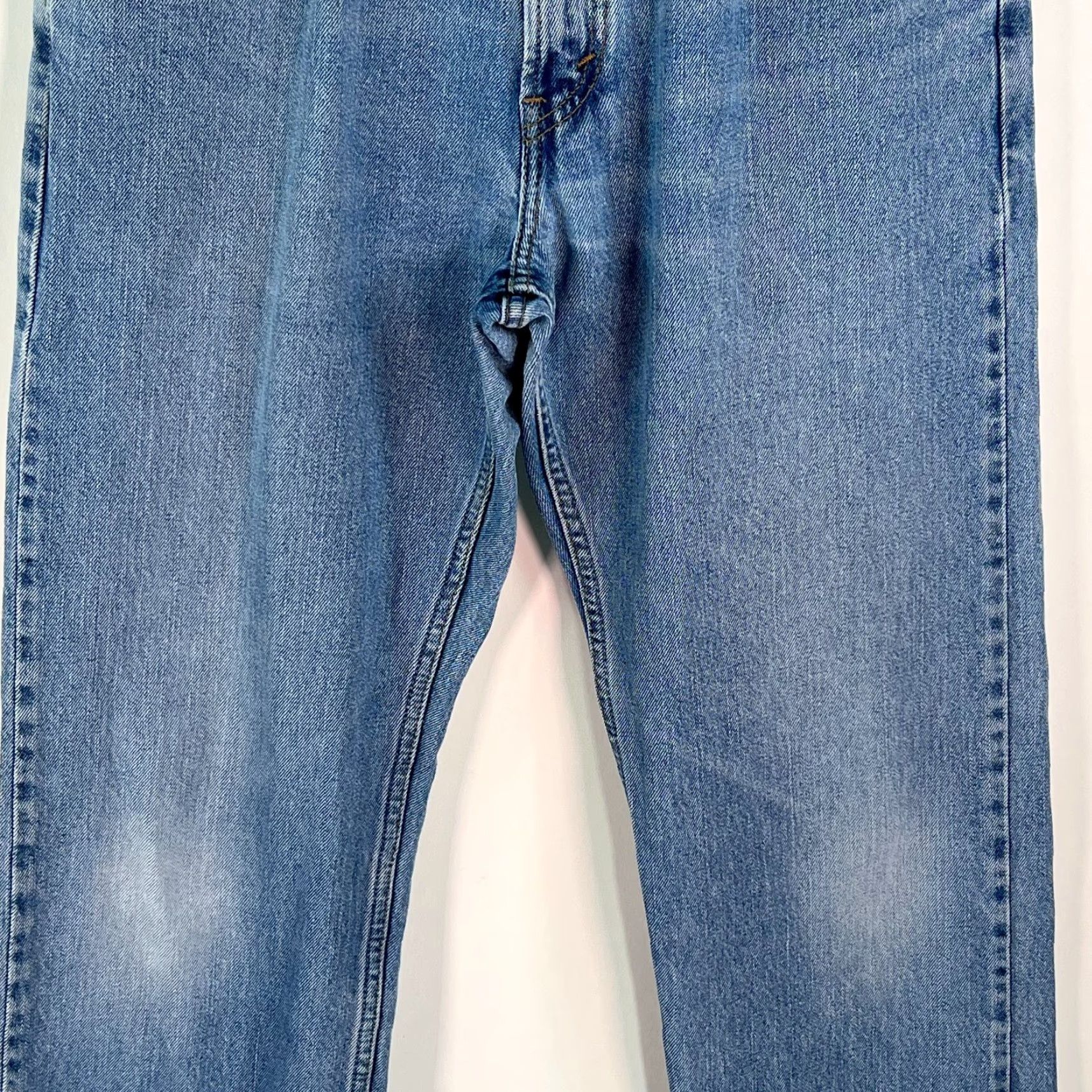 Levi's Levi's 505 Mens Denim Flat Front Straight Leg Regular Fit Blue Jeans Size 33X32 Size US 32 / EU 48 - 6 Thumbnail