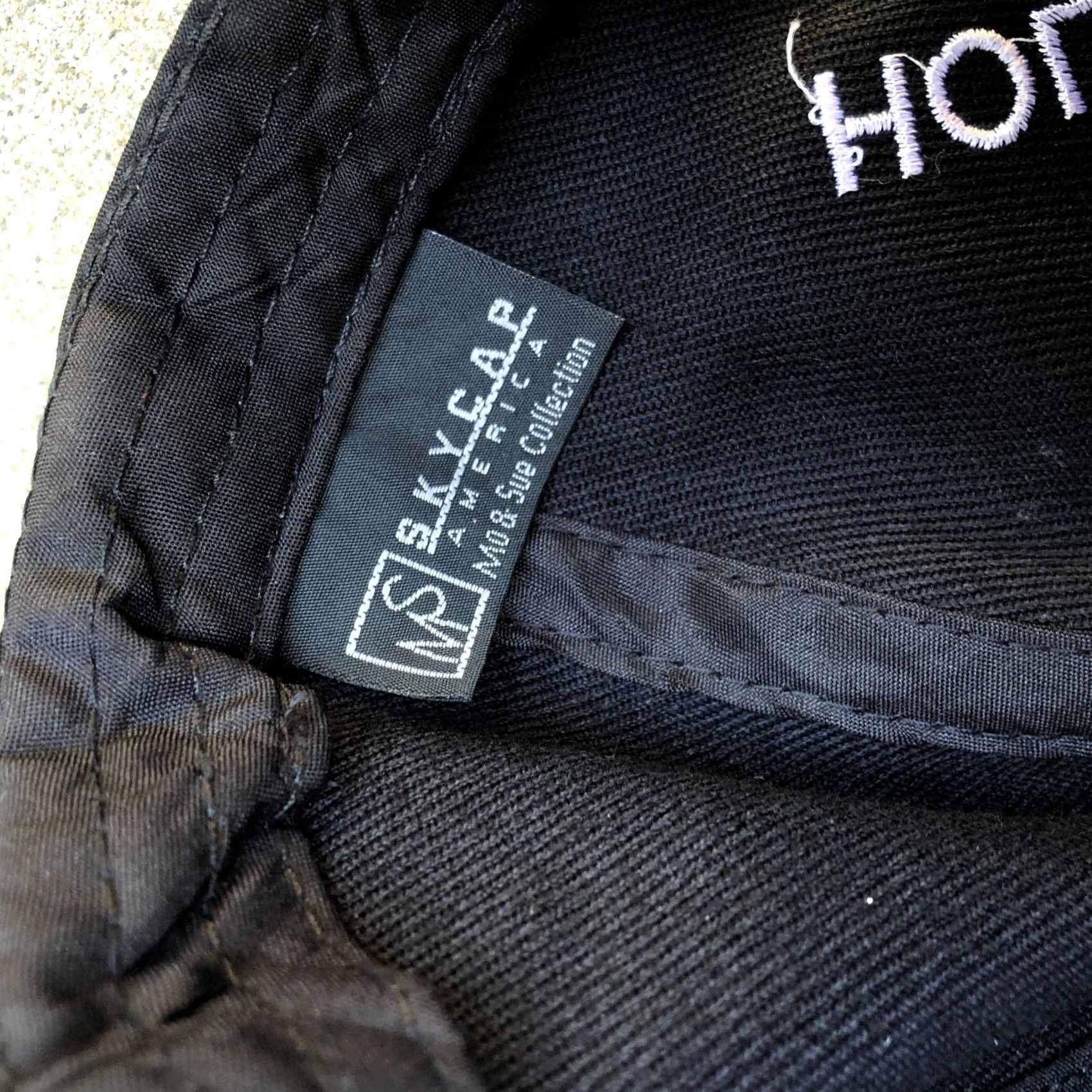 Vintage VTG SkyCap Hollywood California Baseball Hat Men's Tourist Retro Black Cap One Size Mens Black Baseball Cap Size ONE SIZE - 6 Thumbnail
