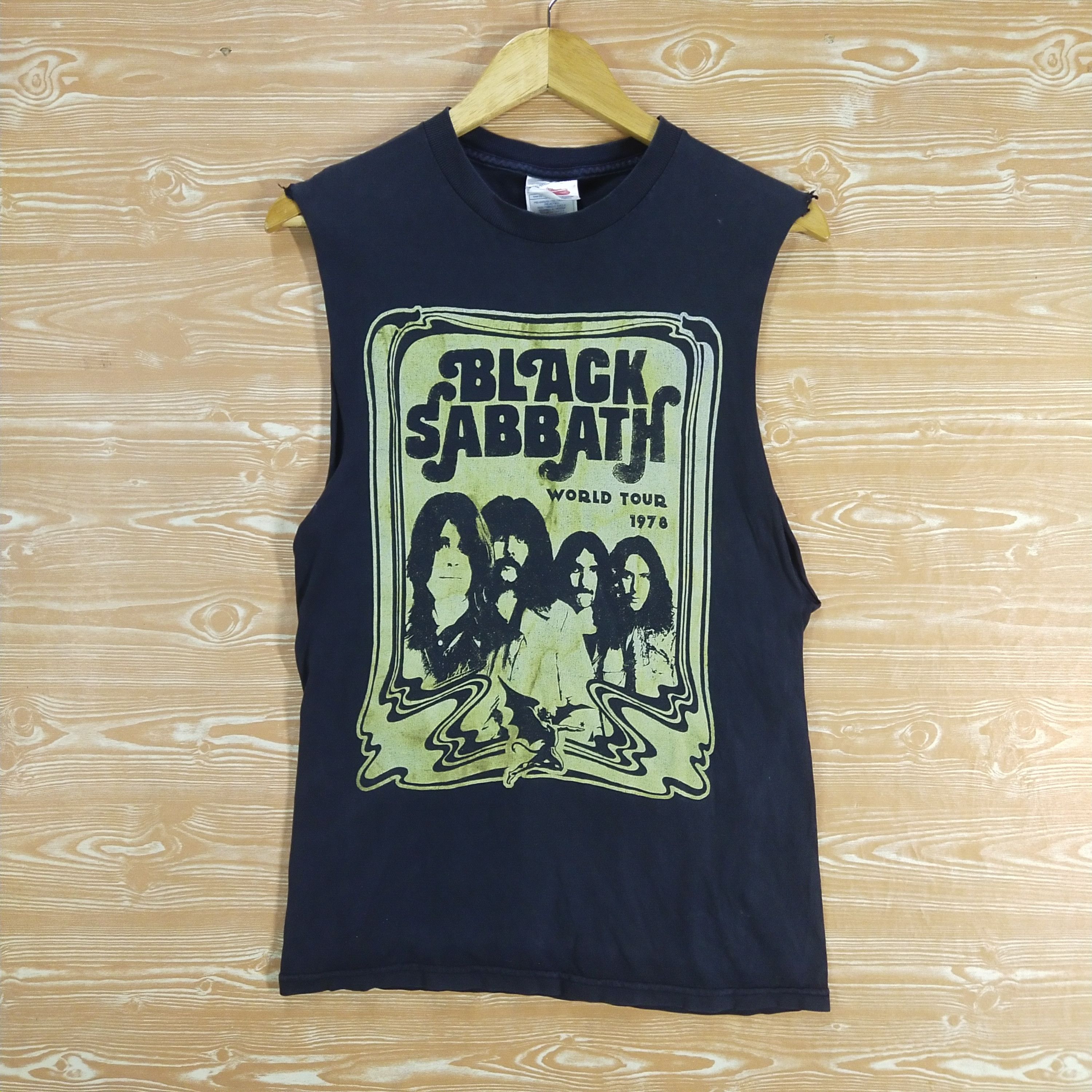 Camiseta Black Sabbath Oficial Camiseta Oficial Black Sabbath - Tour USA '78, Diseño Clásico, Algodón Ligero Paranoid T-shirt