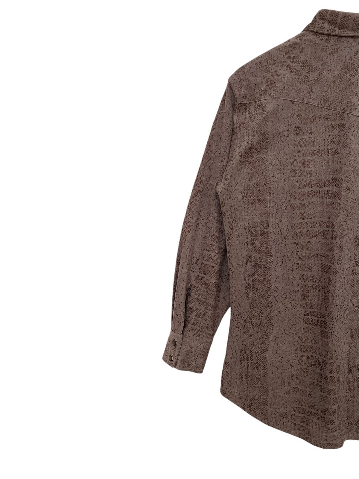 If Six Was Nine × Japanese Brand × Vintage Vintage Brand Out of Curiosity Snake Skin Shirt 1990s Size US M / EU 48-50 / 2 - 7 Thumbnail