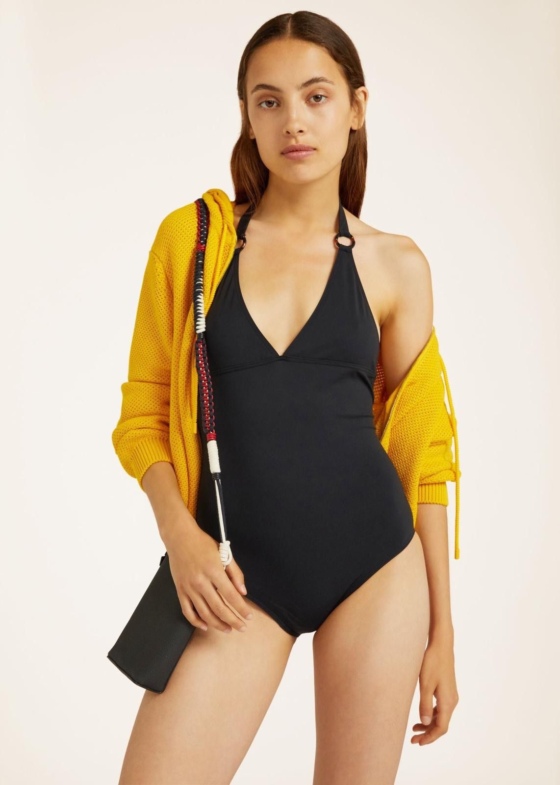 Loro Piana o1srvl11e0725 FAM9330 One-piece Swimsuit in Black Size S / US 4 / IT 40 - 2 Thumbnail