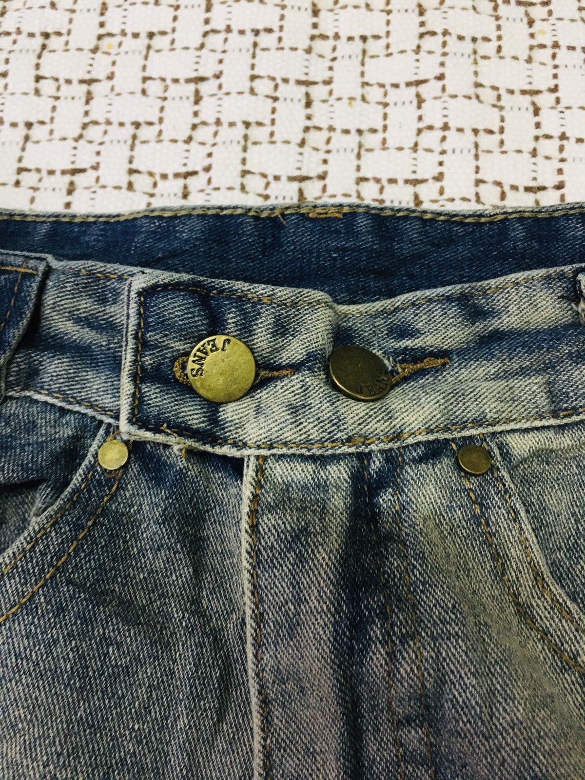 Japanese Brand Unbranded Distressed Jeans (16) Size 26" / US 2 / IT 38 - 9 Thumbnail