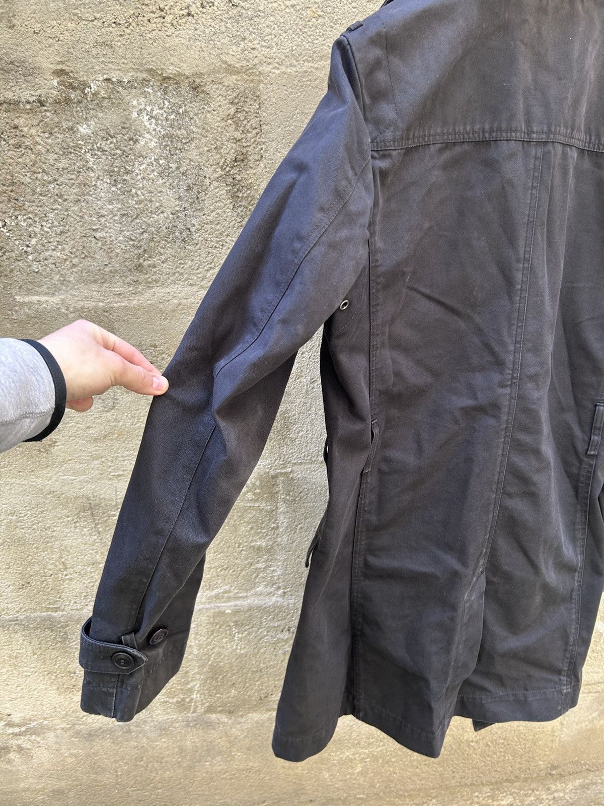Diesel Diesel black Multipocket Zipper Trench Coat avant garde stil Size M / US 6-8 / IT 42-44 - 16 Thumbnail