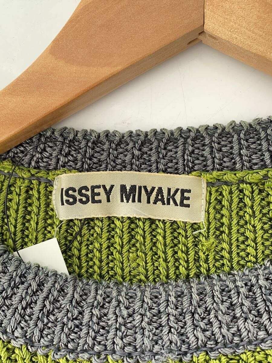 Issey Miyake Striped Short Sleeve Knit Sweater Size M / US 6-8 / IT 42-44 - 5 Thumbnail