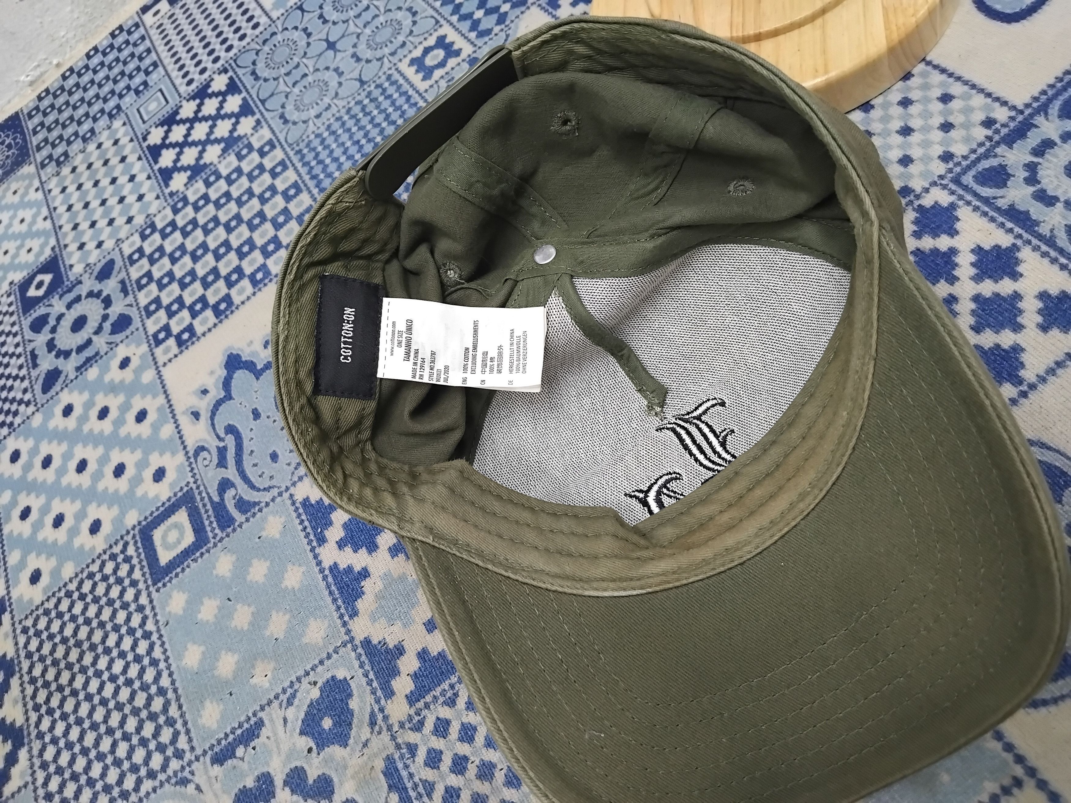 Japanese Brand LA Military green cap Size ONE SIZE - 3 Thumbnail