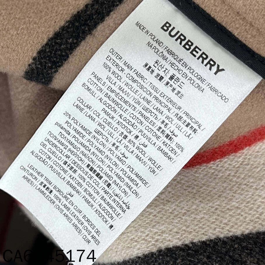 Burberry Burberry Striped Colorblock Wool Coat UK8 Size XL / US 12-14 / IT 48-50 - 5 Thumbnail