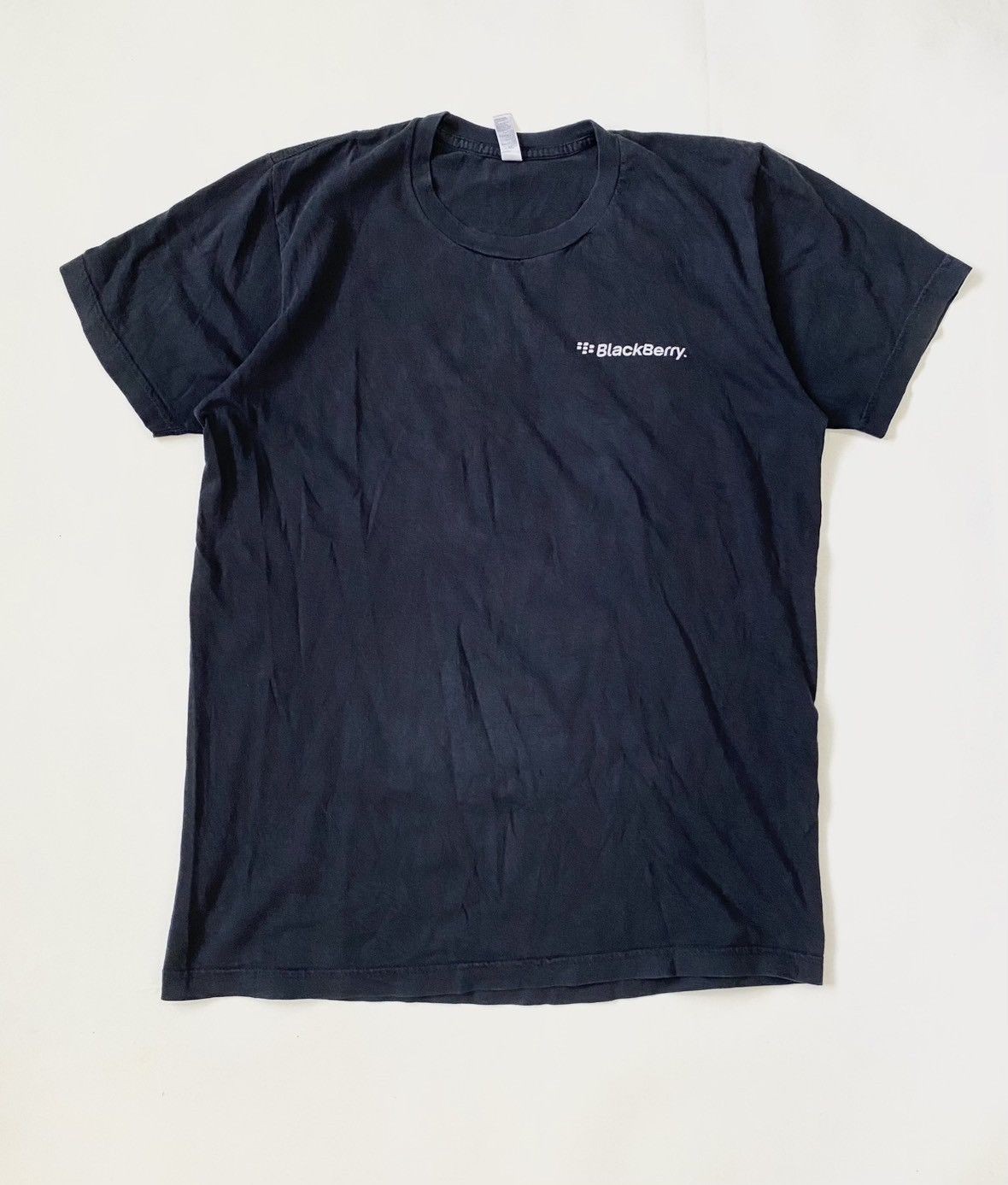 American Apparel × Apple × Vintage Vintage Y2K BlackBerry Promo Tee Size US M / EU 48-50 / 2 - 2 Thumbnail