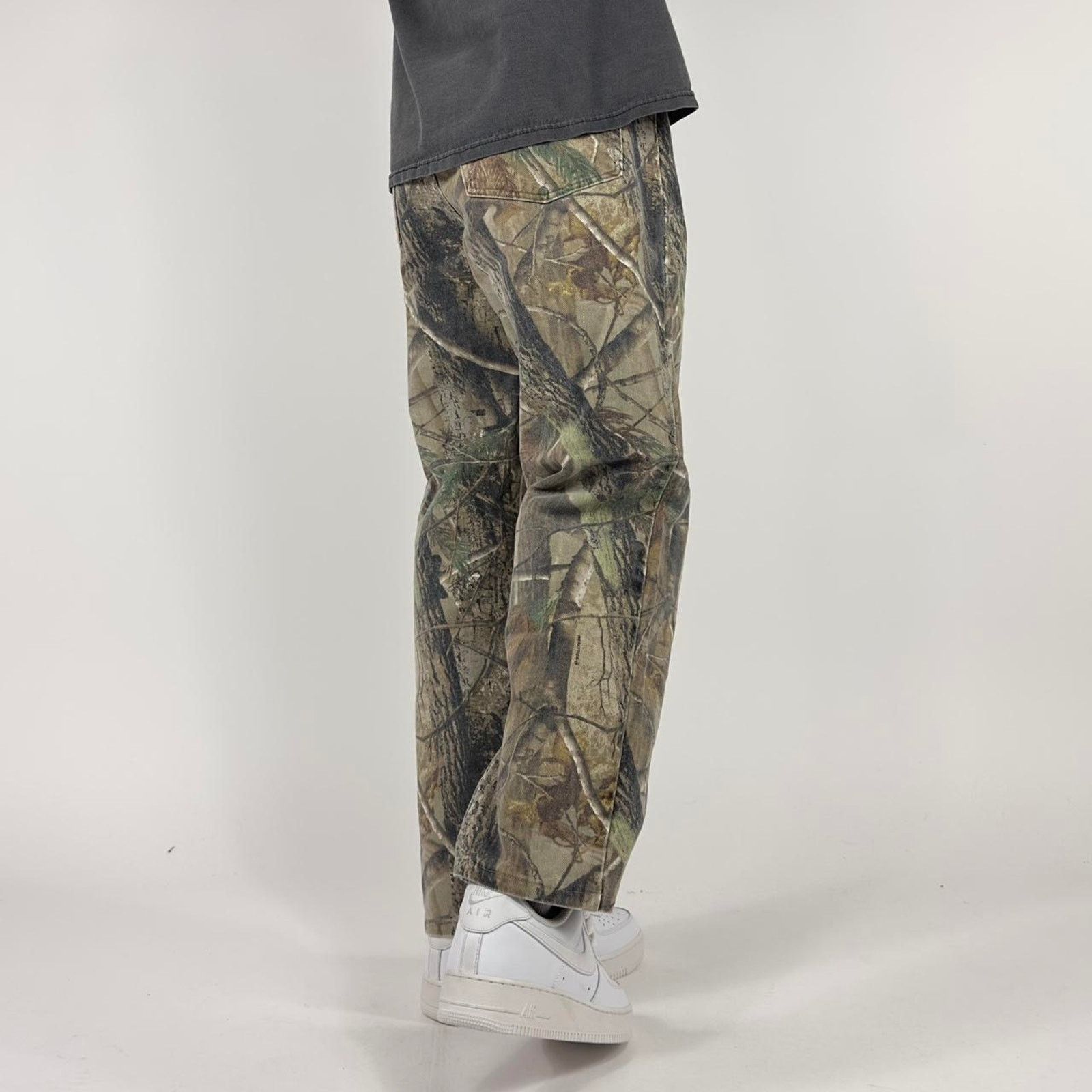 Realtree RealTree Y2K Cyber Wide-Leg Camouflage Canvas Denim Pants Size US 34 / EU 50 - 6 Thumbnail