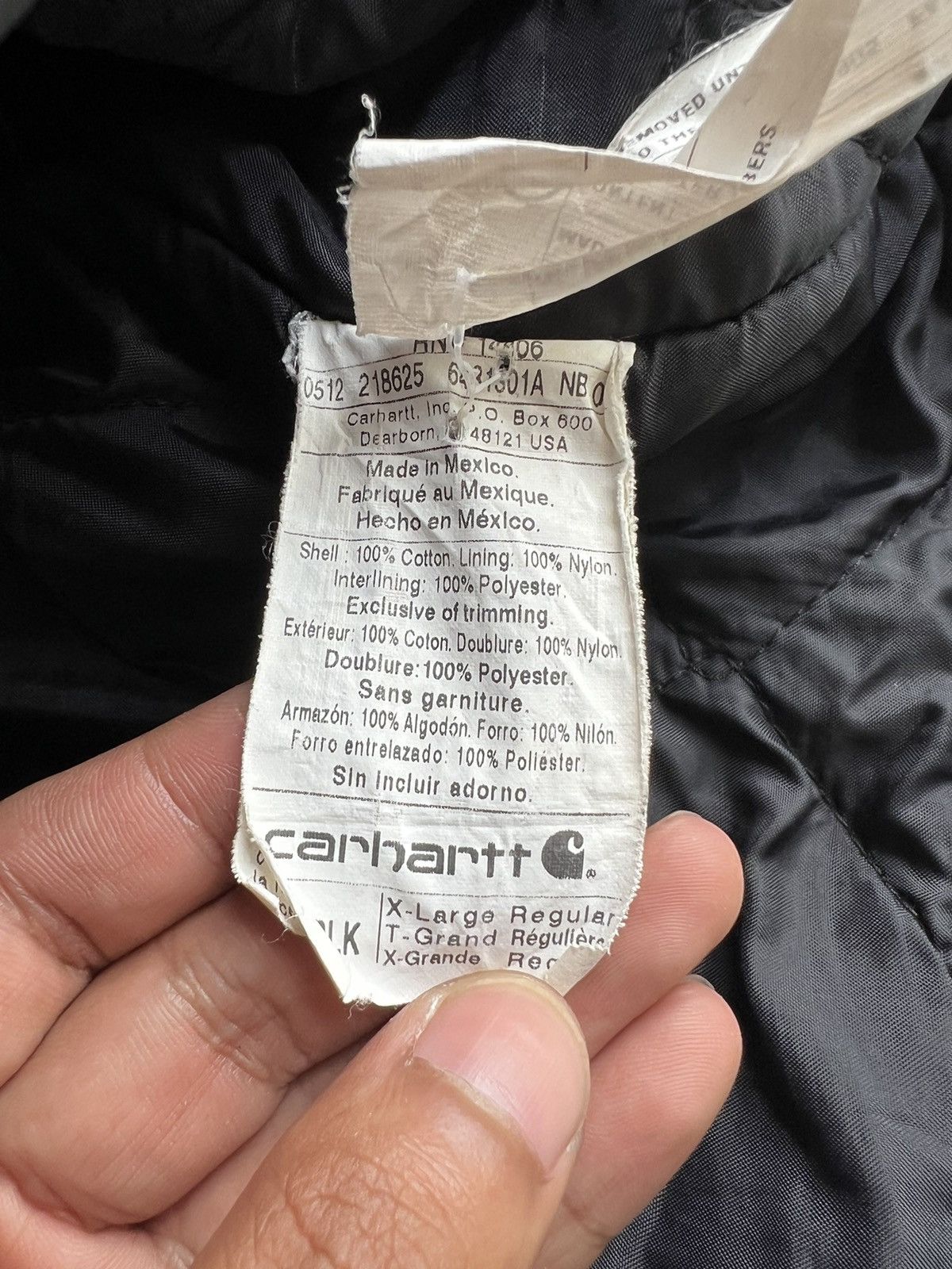 Carhartt × Carhartt Wip × Vintage Vintage Carhartt BLK Chore Artic Detroit Jacket Quilted Line Size US XL / EU 56 / 4 - 15 Thumbnail