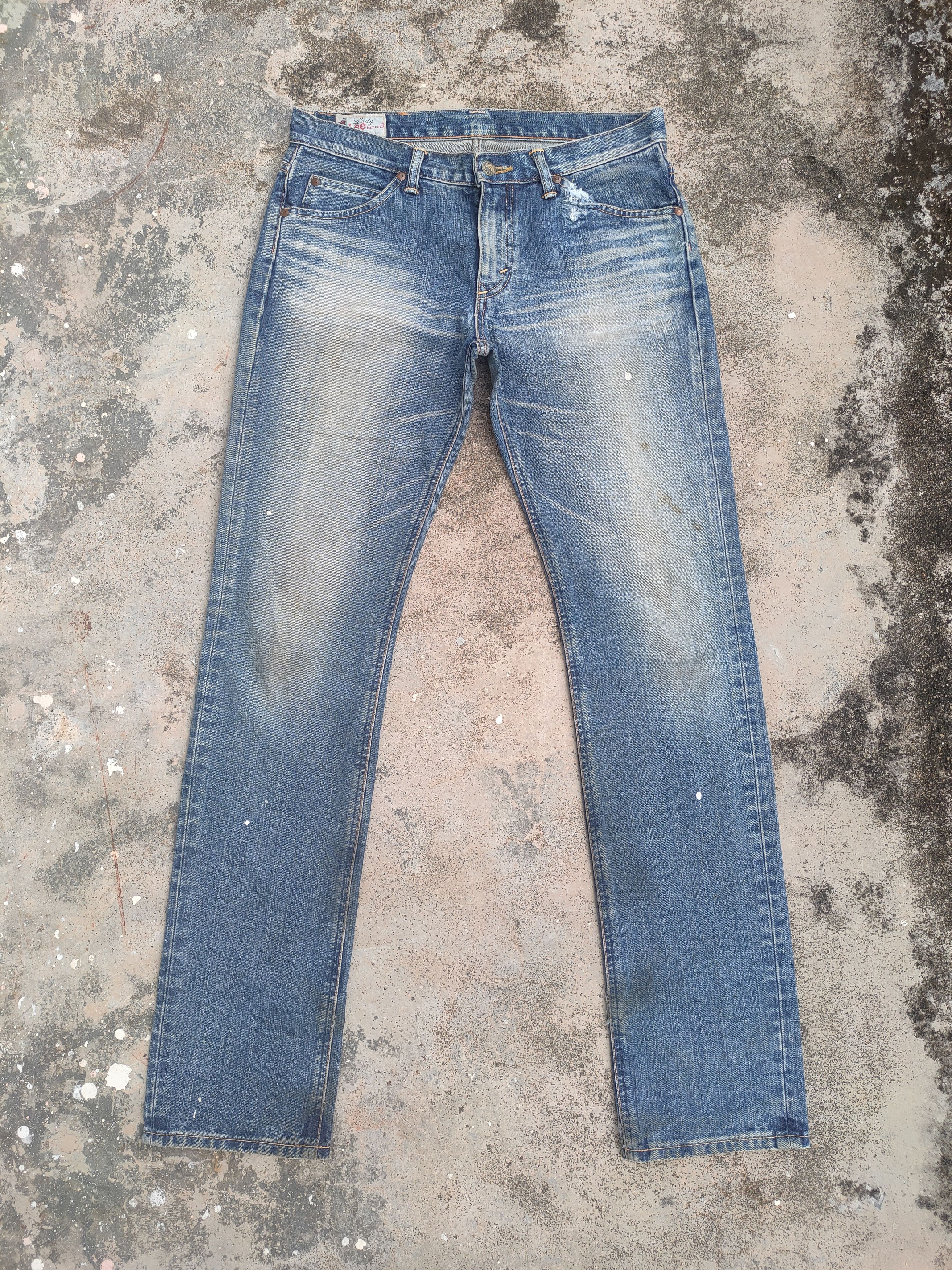 Lee VINTAGE LADY LEE RIDER FADED JEANS DENIM PANTS Size US 32 / EU 48 - 1 Thumbnail