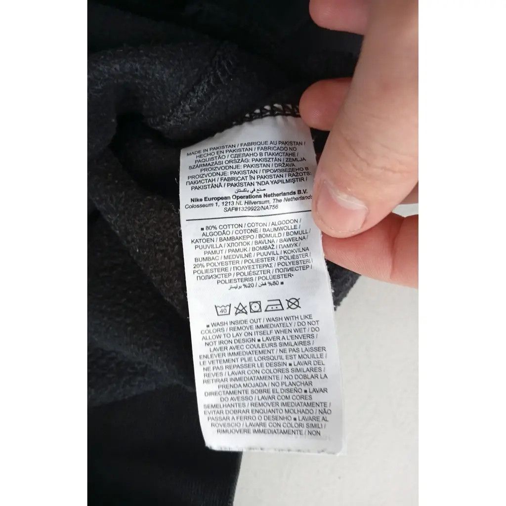 Nike Nike “Just Do It” Black Crewneck (S) Size US S / EU 44-46 / 1 - 5 Thumbnail