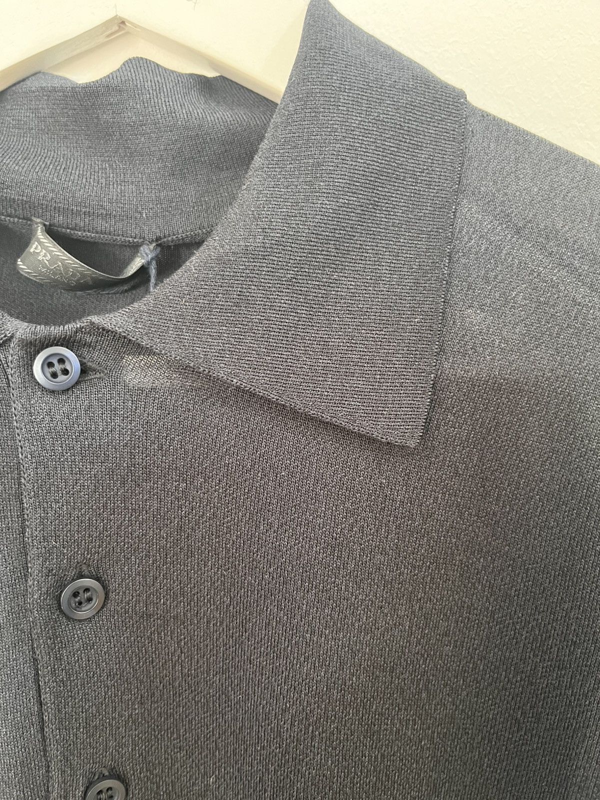 Prada Prada Silk/ Cotton DNA Polo Size US L / EU 52-54 / 3 - 3 Thumbnail