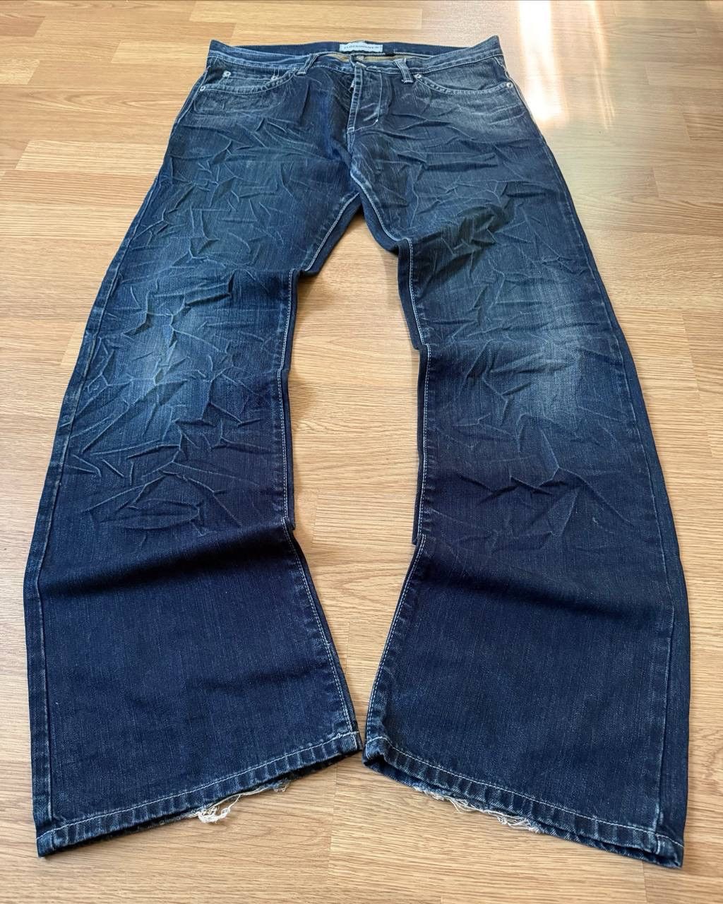 Hysteric Glamour LGB If Six Was Nine style Faded Jeans Y2K Archive Size US 33 - 3 Thumbnail