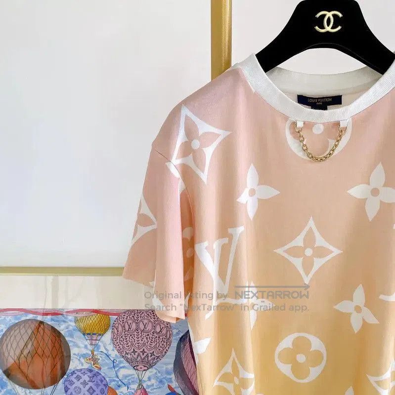 Other Louis Vuitton Summer Gray Cotton T. Size S / US 4 / IT 40 - 2 Thumbnail