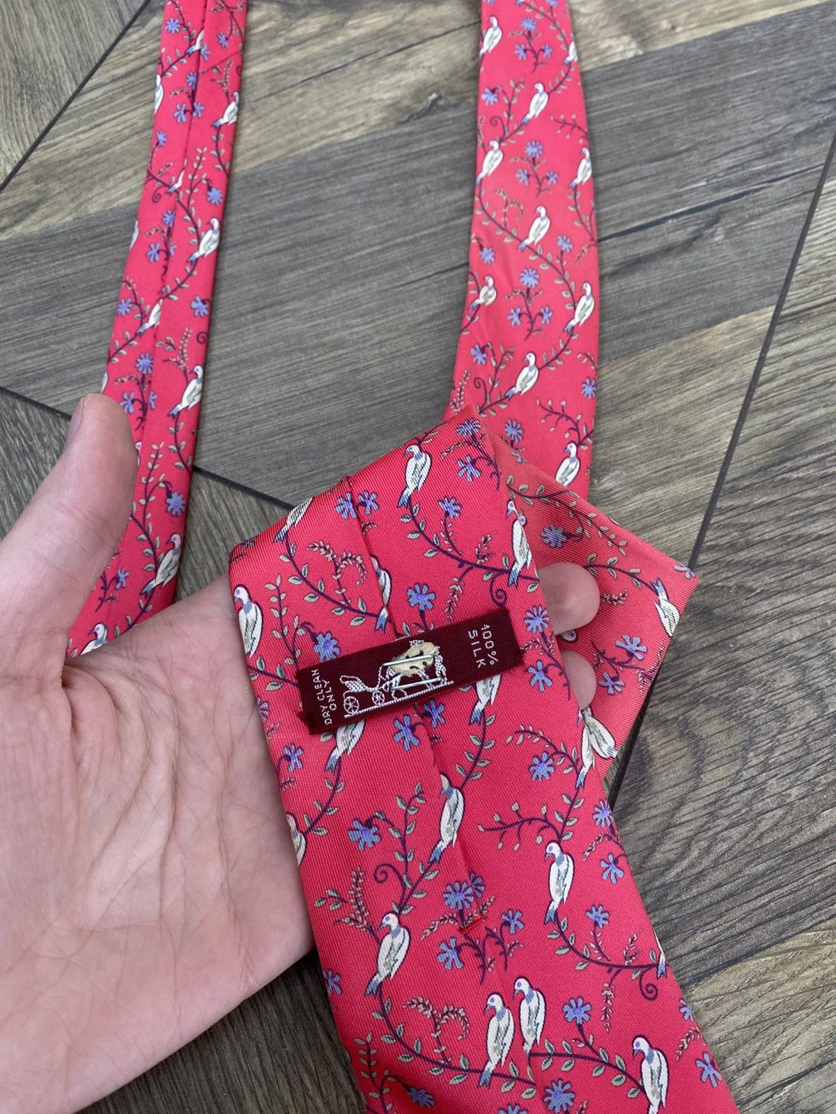 Hermes Vintage Hermes Tie Size ONE SIZE - 8 Thumbnail