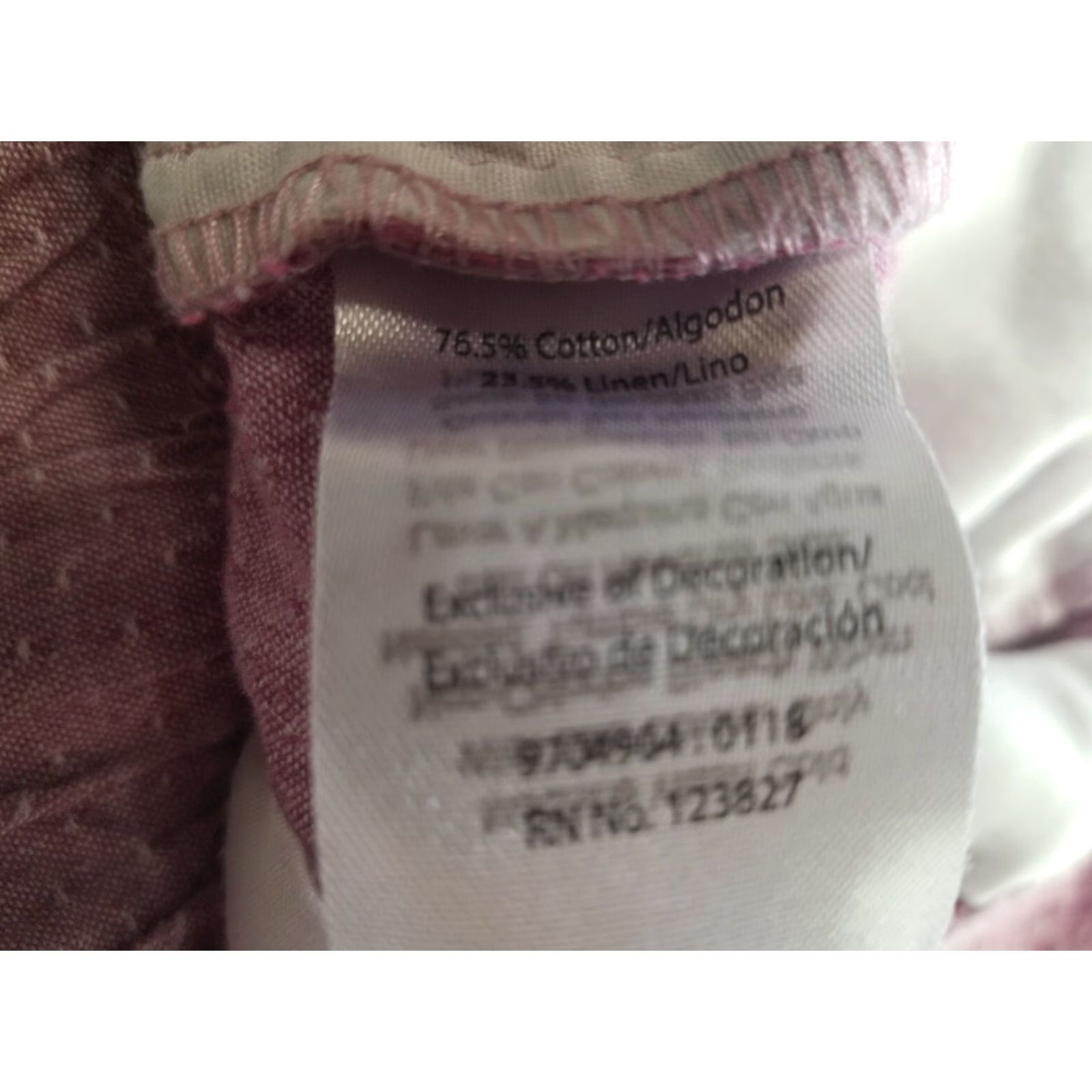 Vintage Tenth & Ocean Mens Short S Size Small Linen Cotton Washable Light Pink Chino Pink Mens Size US 29 - 6 Thumbnail