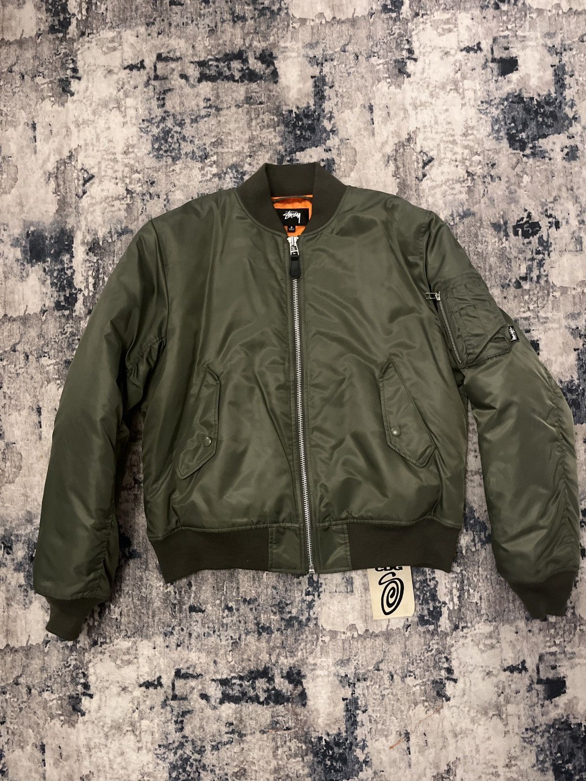 hide@souko専用 CDG × STUSSY MA-1 ジャケット ☆送料・関税込☆Stussy☆Stussy x CDG MA-1 Jacket Olive☆ (STUSSY