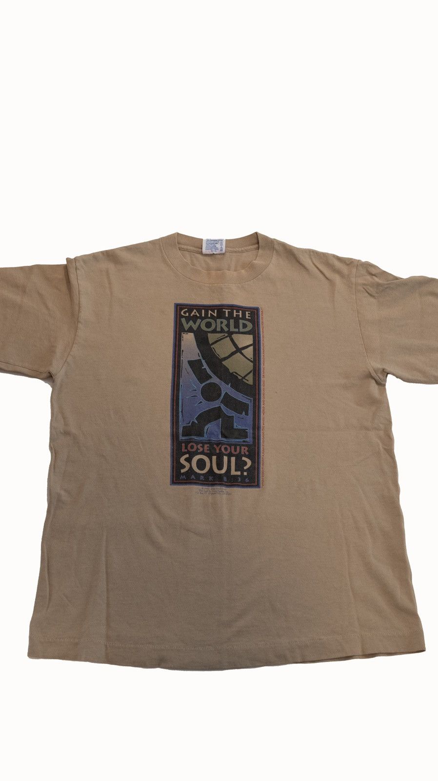 Vintage Vintage Christian T Shirt Size US L / EU 52-54 / 3 - 1 Thumbnail
