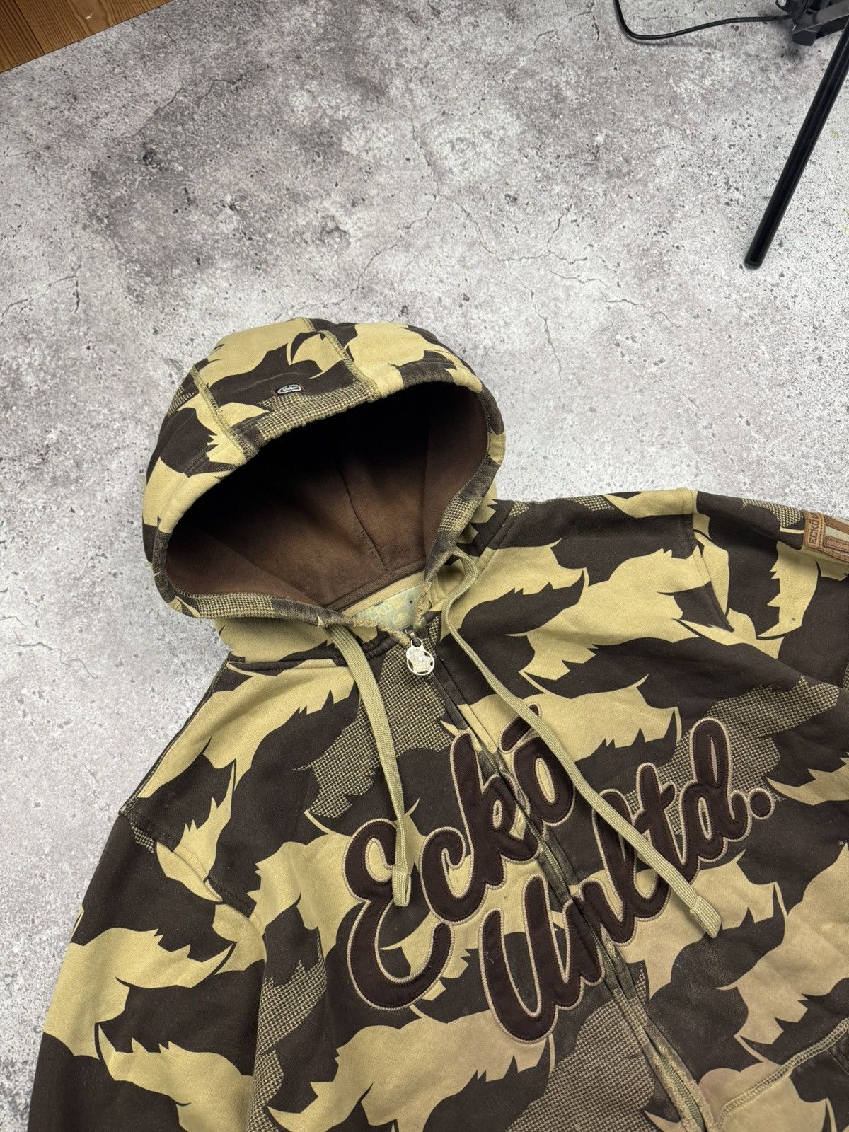 Ecko Unltd. Crazy Vintage Ecko Unltd Y2K Zip Hoodie Y2K Style Japan Size US L / EU 52-54 / 3 - 4 Thumbnail