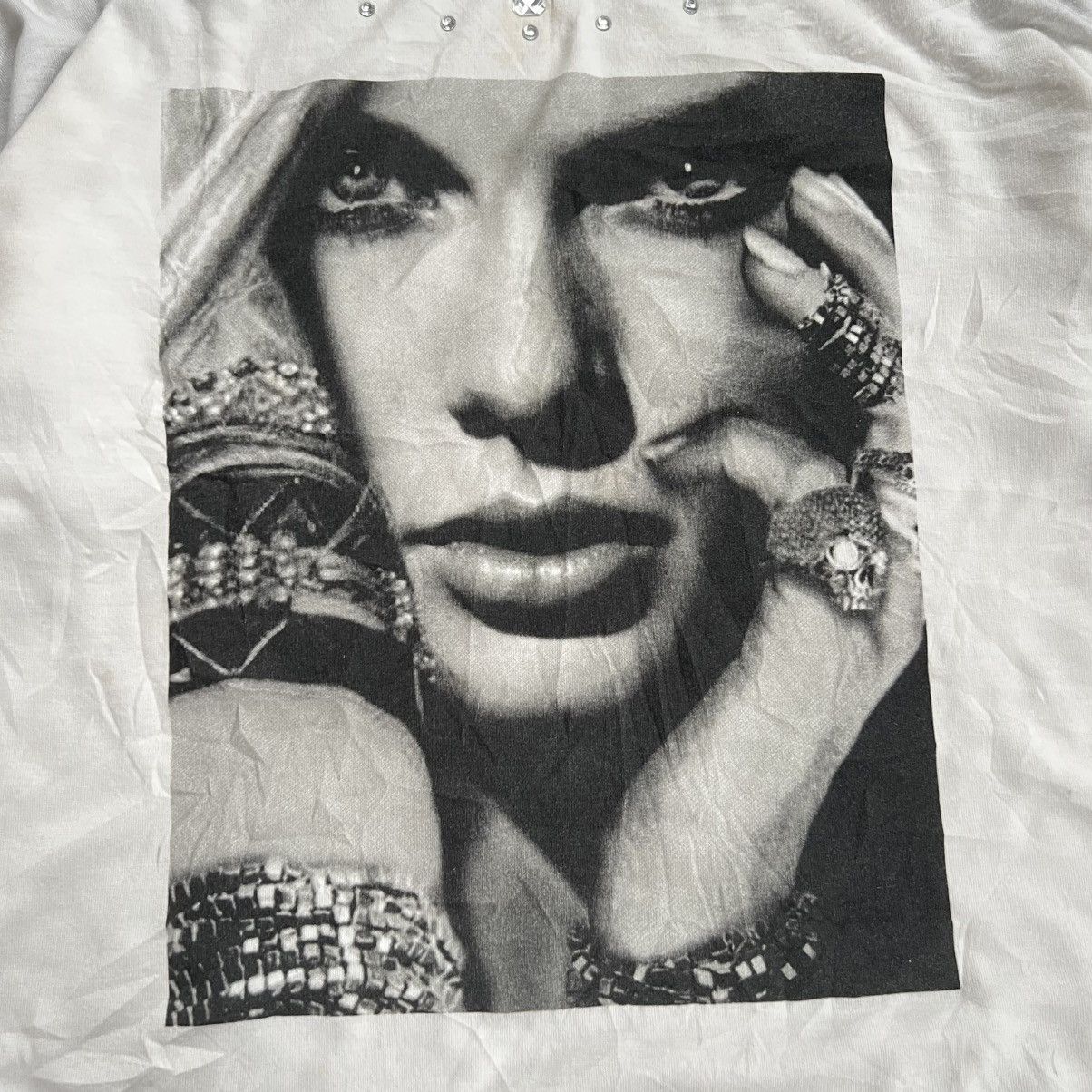 Hysteric Glamour Oggetto Swarovski Vkei Style LS Shirt Size L / US 10 / IT 46 - 4 Thumbnail