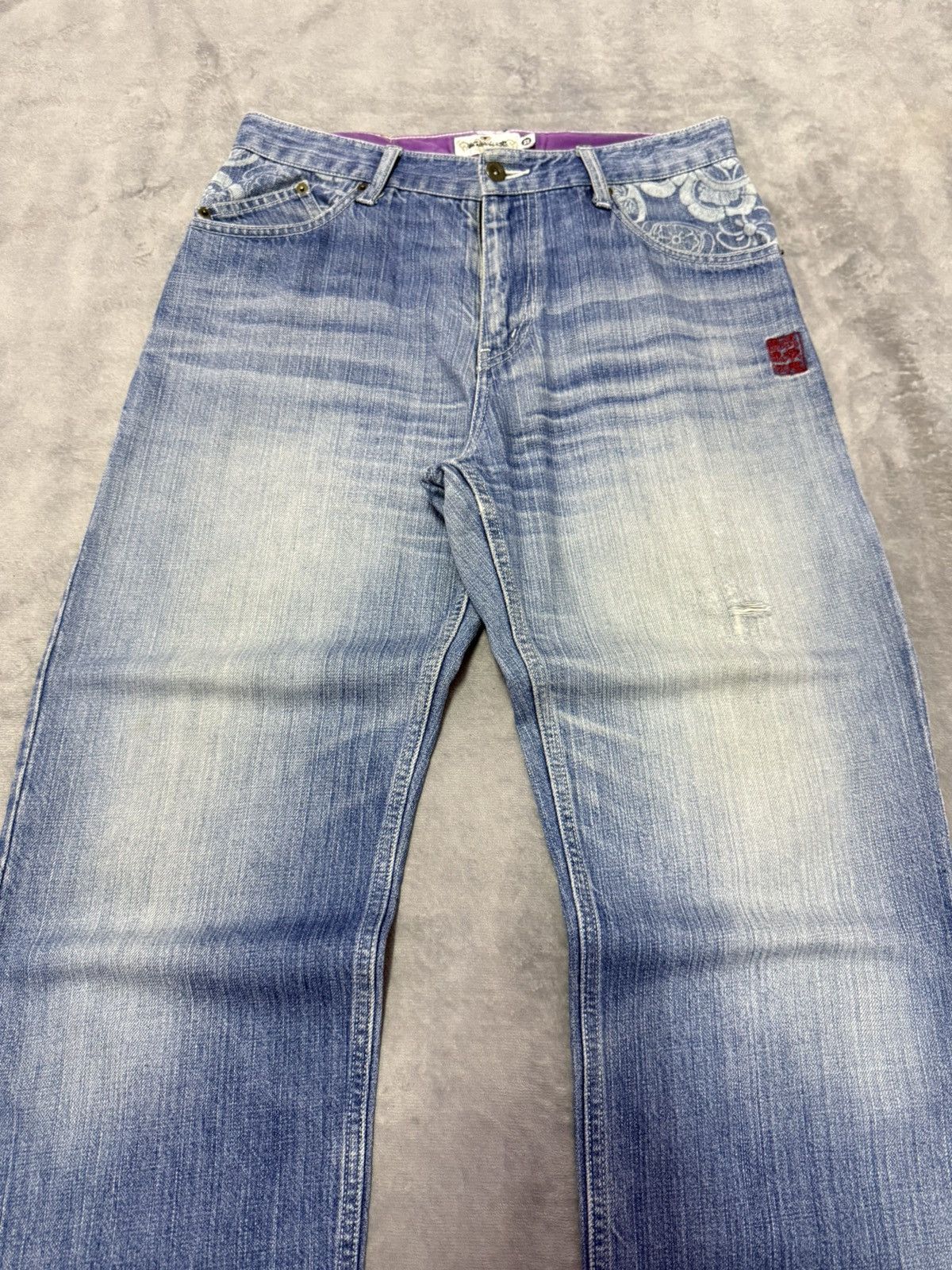 Japanese Brand × Red Monkey Karakuri Tamashi Artisanal constructed Pocket Baggy Jeans Size US 30 / EU 46 - 15 Thumbnail