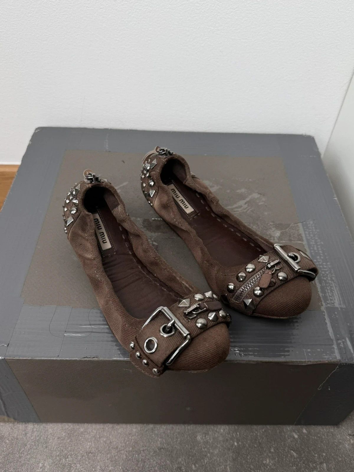 Miu Miu Miu Miu ballerinas ballet 2000s y2k vintage archive Size US 6.5 / IT 36.5 - 1 Thumbnail