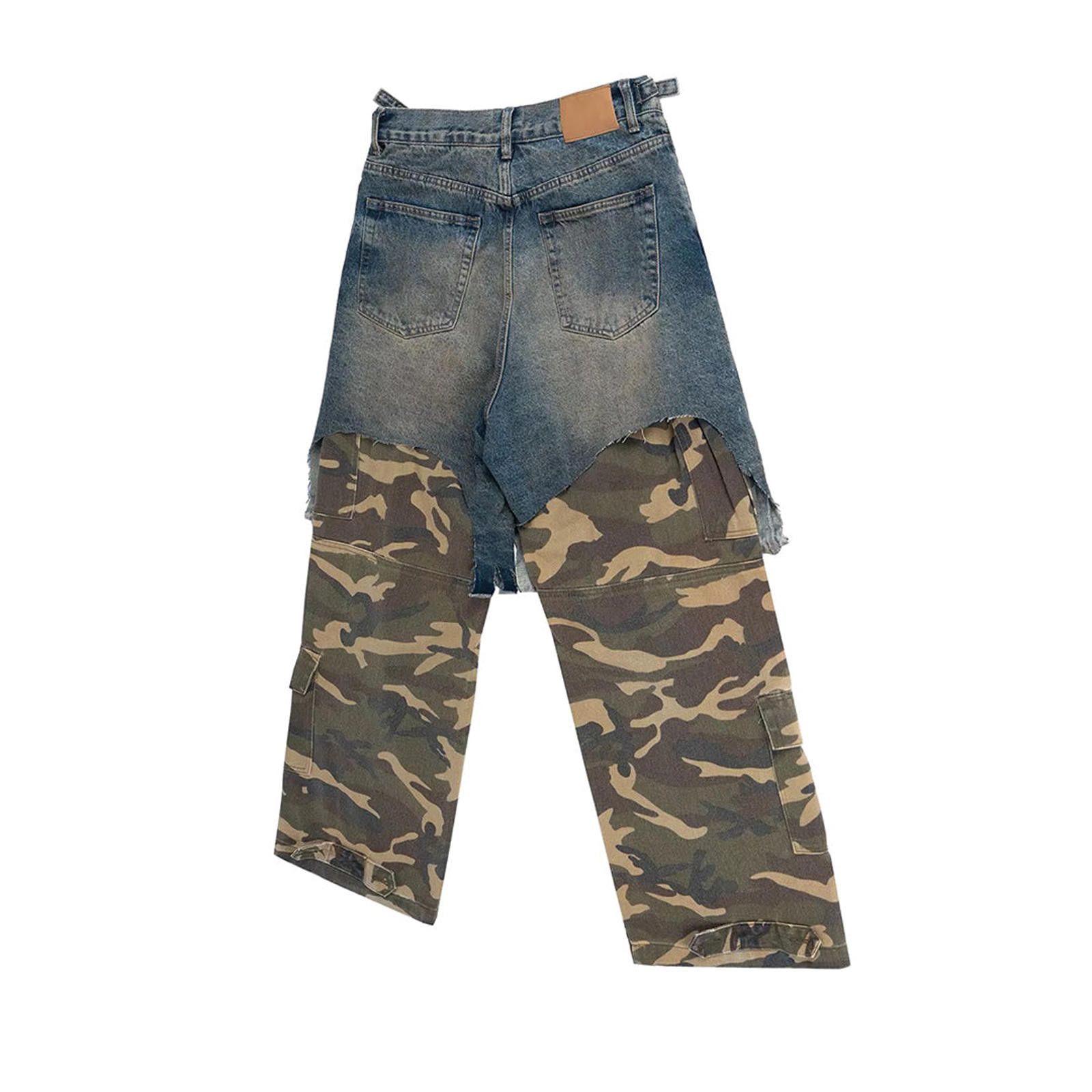 Other Militia Camouflage Denim Jeans Size US 32 / EU 48 - 8 Thumbnail