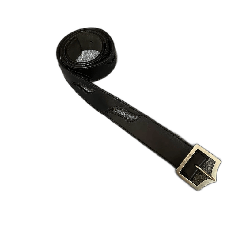 Dior Dior Homme 05ss runway D-head Lancet flower black cowhide 