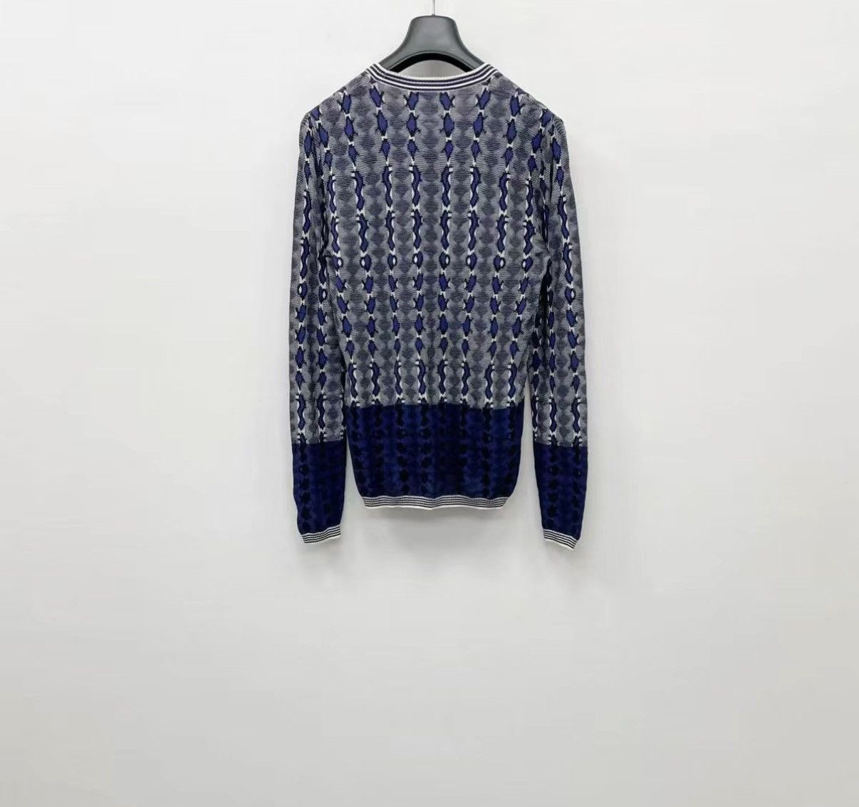 Roberto Cavalli Roberto Cavalli 100% Cotton Pattern Knit Sweater J30 Size US M / EU 48-50 / 2 - 5 Thumbnail