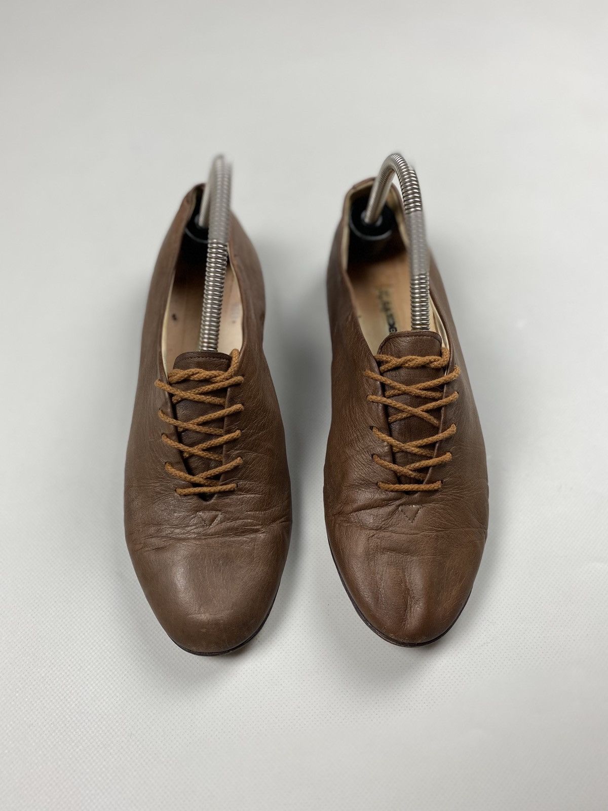 Jil Sander × Vintage Jil Sander ladies leather flats ballets size 40 1/2 Size US 10.5 / IT 40.5 - 9 Thumbnail