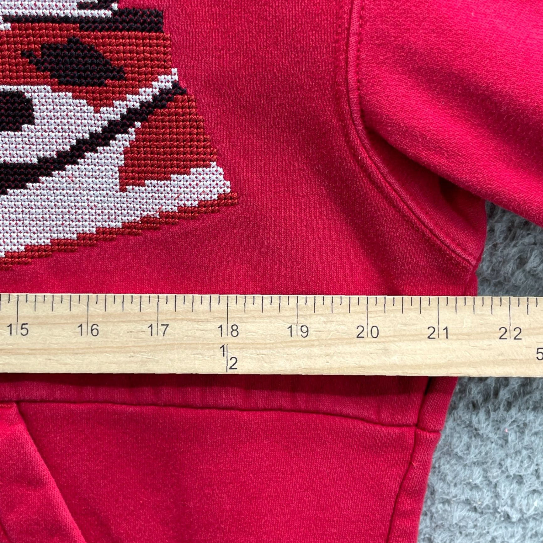 Nike Nike Jordan Air Jordan 1 Holiday Hoodie Men M Red Graphic Print Sportswear Hoodie Retro Christmas 90s Size US M / EU 48-50 / 2 - 7 Thumbnail
