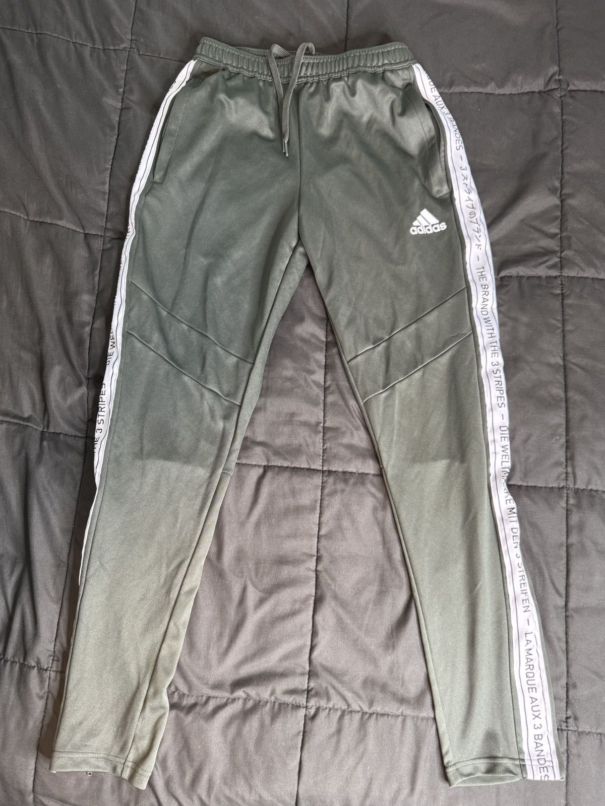 Adidas Adidas Tiro 19 Training Pants “Olive Green/White” Size US 30 / EU 46 - 3 Thumbnail