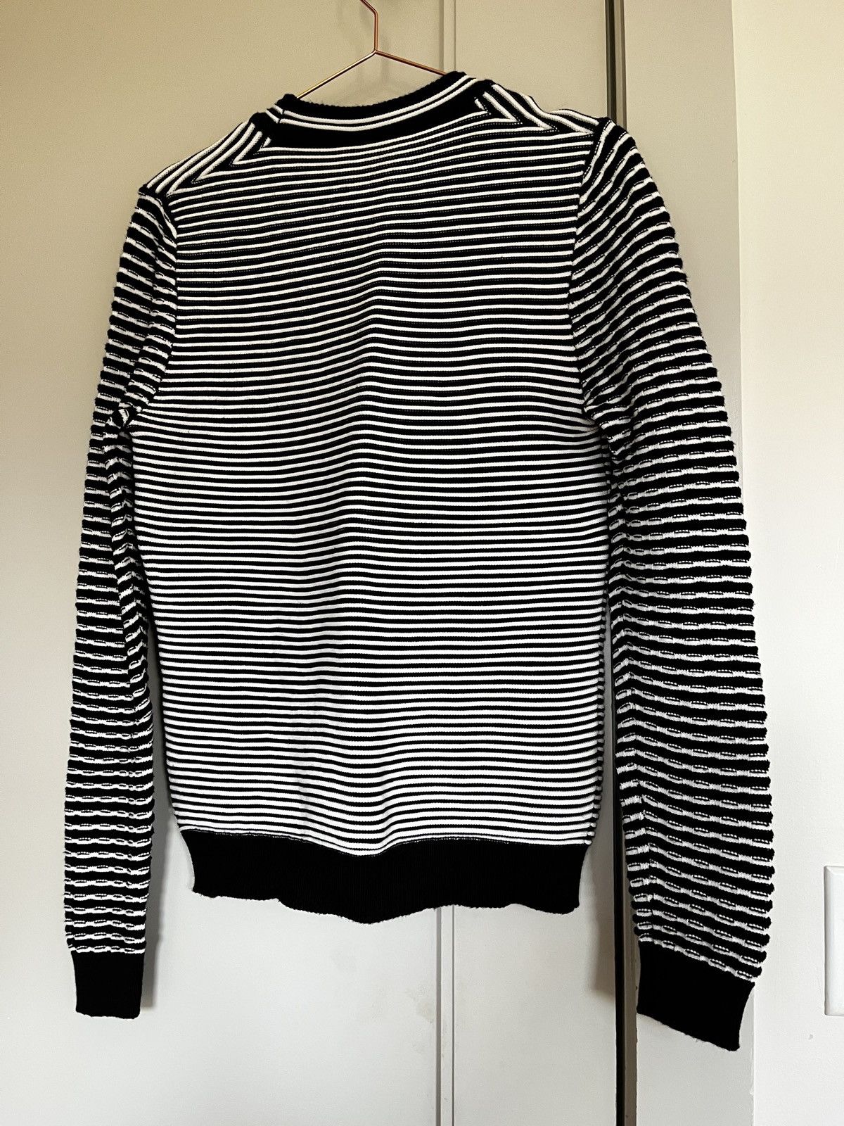 Kenzo Kenzo Optical Illusion Ribbed Sweater (unisex) Size US M / EU 48-50 / 2 - 13 Thumbnail