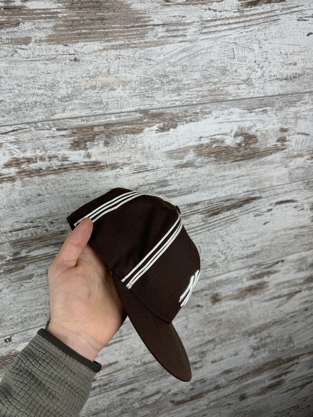 New Era × Vintage Mens Vintage New Era cap brown bags snapback streetwear y2k Size ONE SIZE - 3 Thumbnail