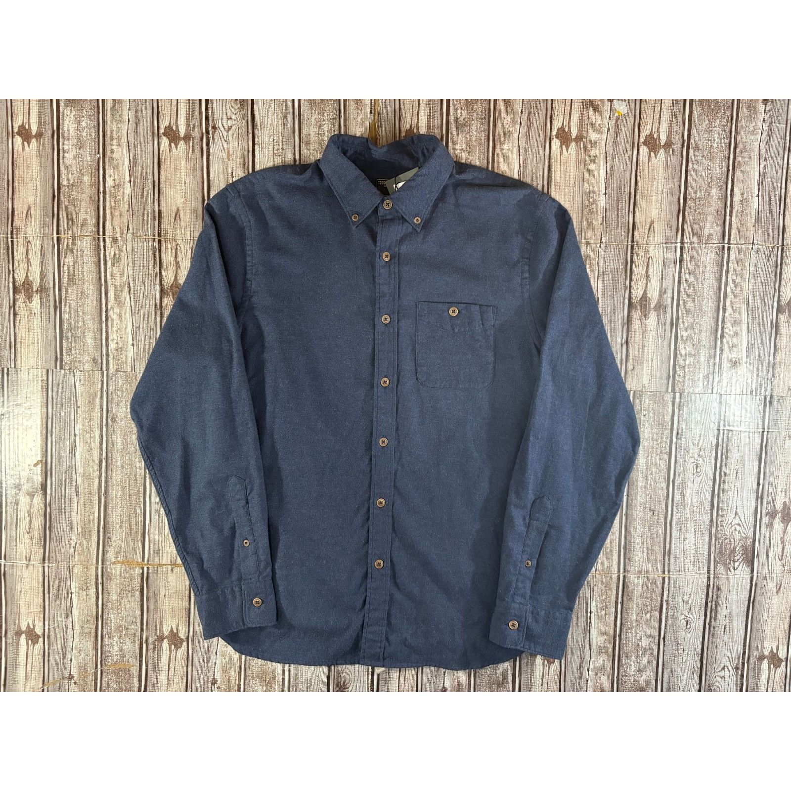 Todd Snyder Todd Snyder Brush Cotton Wool shirt size M color Navy NWT ms Size US M / EU 48-50 / 2 - 1 Thumbnail