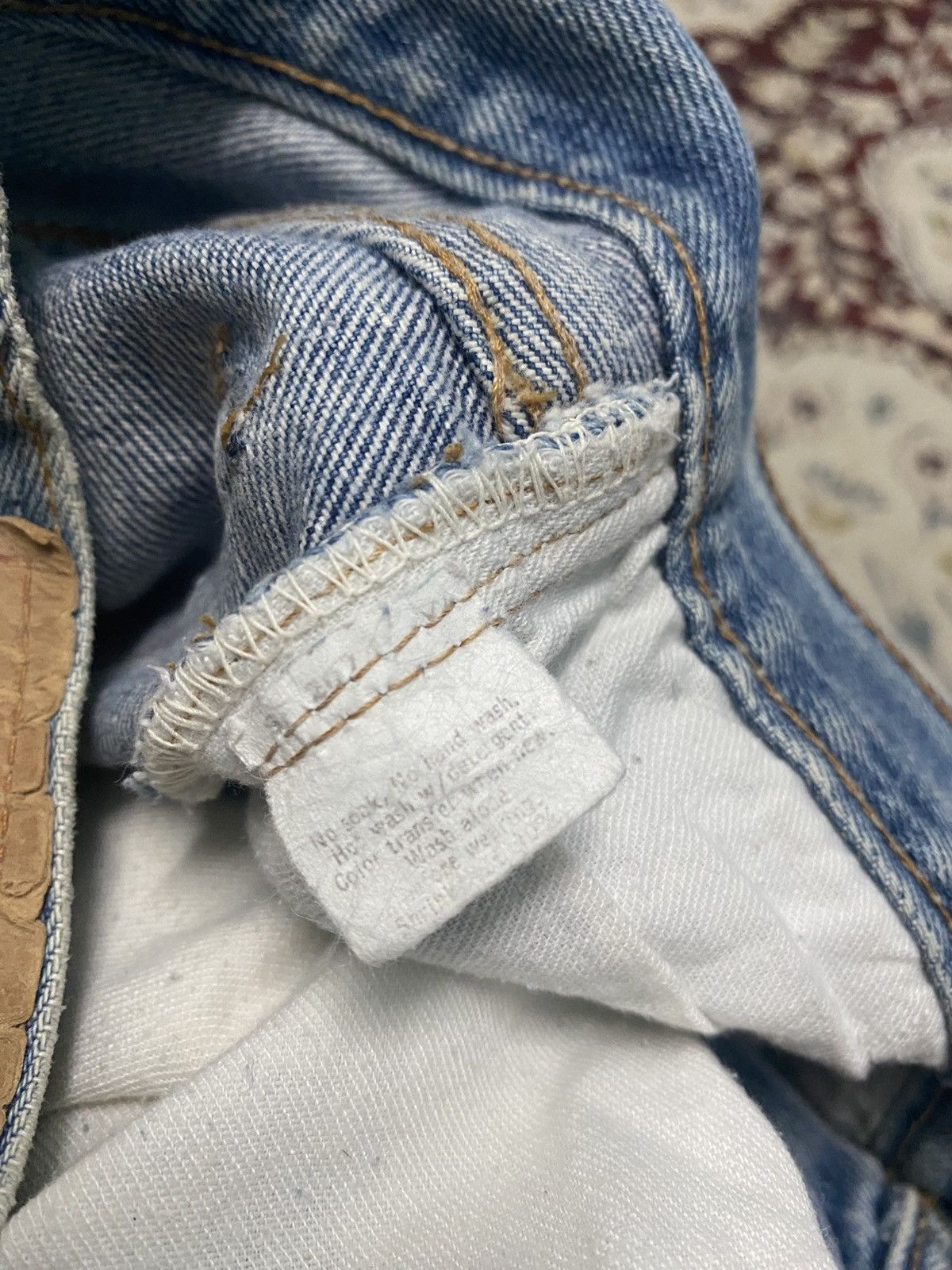 Levi's Vintage Levis 501 faded jeans Size US 29 - 14 Thumbnail