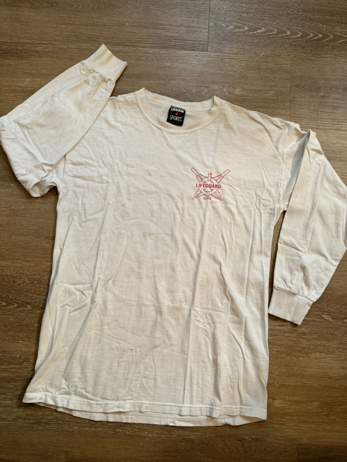 Signal Sport × Vintage Vintage Los Angeles City Lifeguard Long-sleeve Graphic Tee L Size US L / EU 52-54 / 3 - 20 Thumbnail
