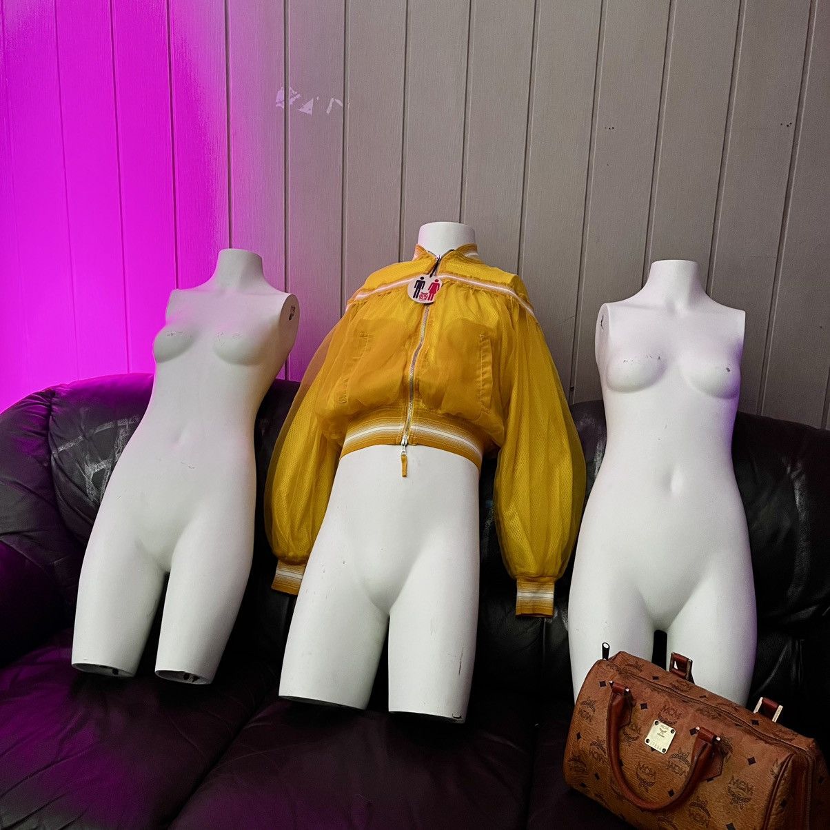 Archive 90s Jean Paul Gaultier JPG Transparent Zip Jacket