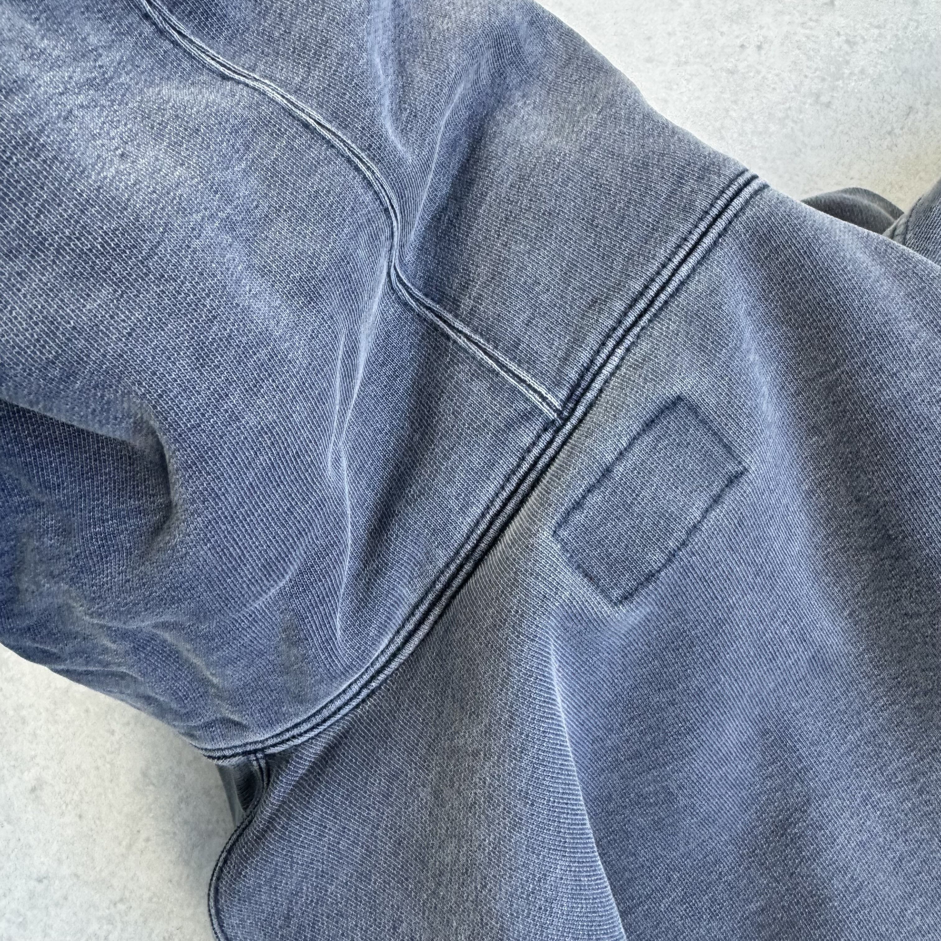 Supreme SS19 SUPREME OVERDYED SLEEVE LOGO HOODED SWEATSHIRT NAVY Size US M / EU 48-50 / 2 - 9 Thumbnail
