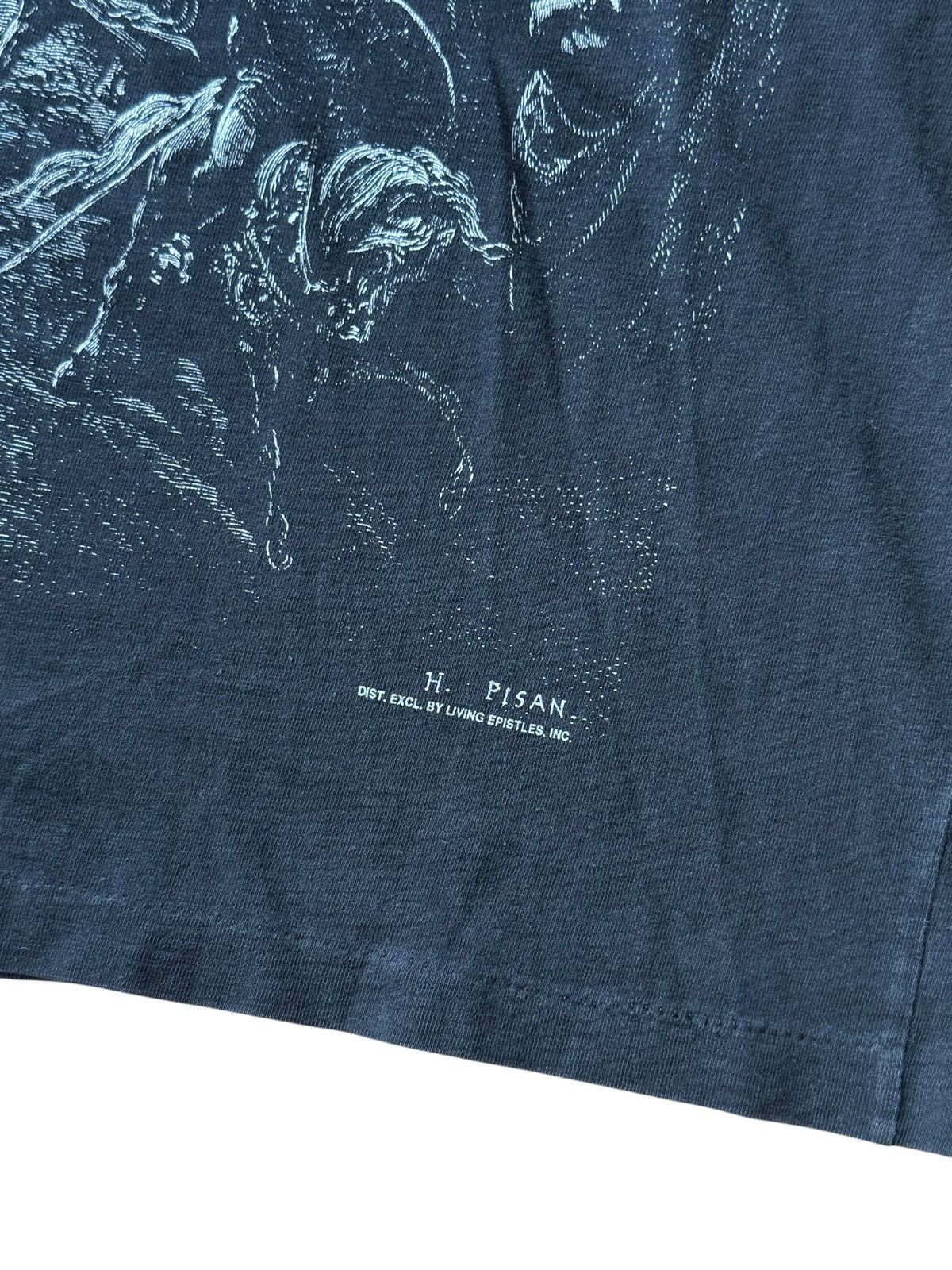 Vintage *RARE* 90s VINTAGE GUSTAVE DORE ART TEE GOD JESUS BIBLE TEE Size US XL / EU 56 / 4 - 9 Thumbnail