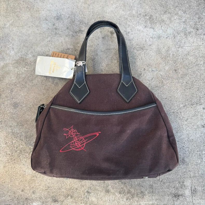 Vivienne Westwood Vivienne Westwood size os Vinyl bladed bowling bag handbag Size ONE SIZE - 3 Thumbnail