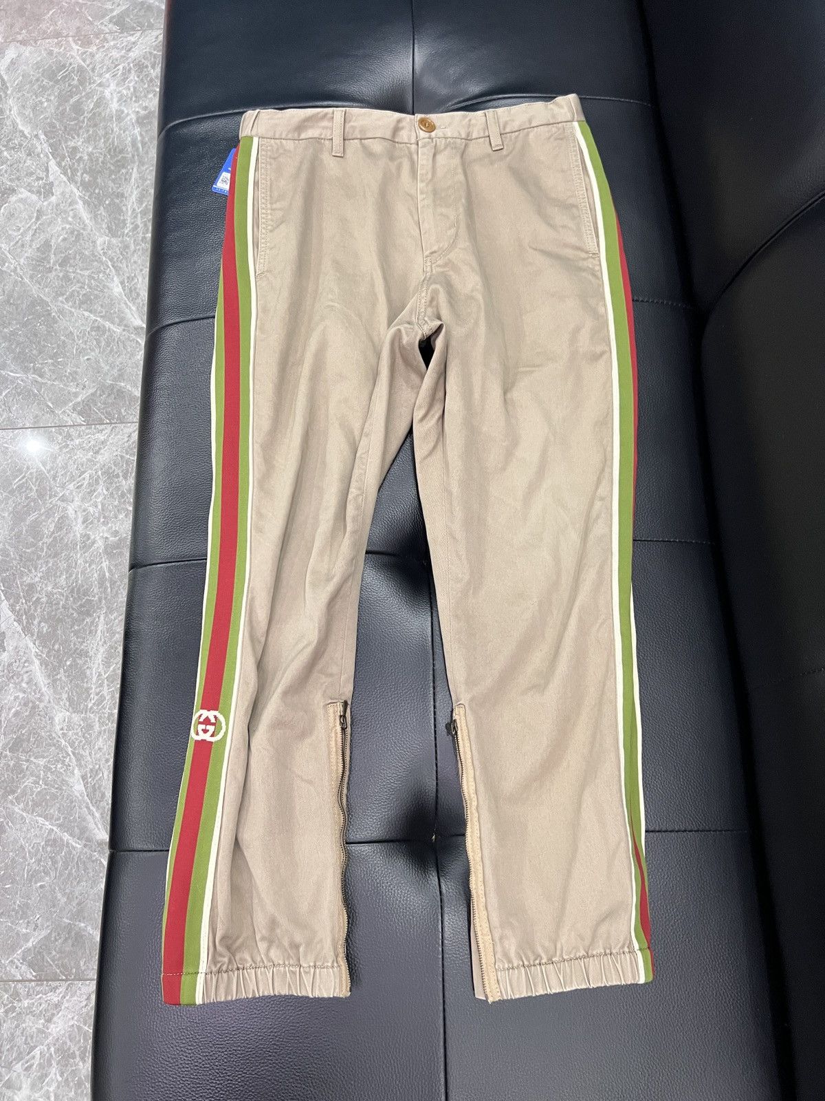 Gucci Gucci Stripe Logo Casual Trousers Size US 36 / EU 52 - 2 Thumbnail