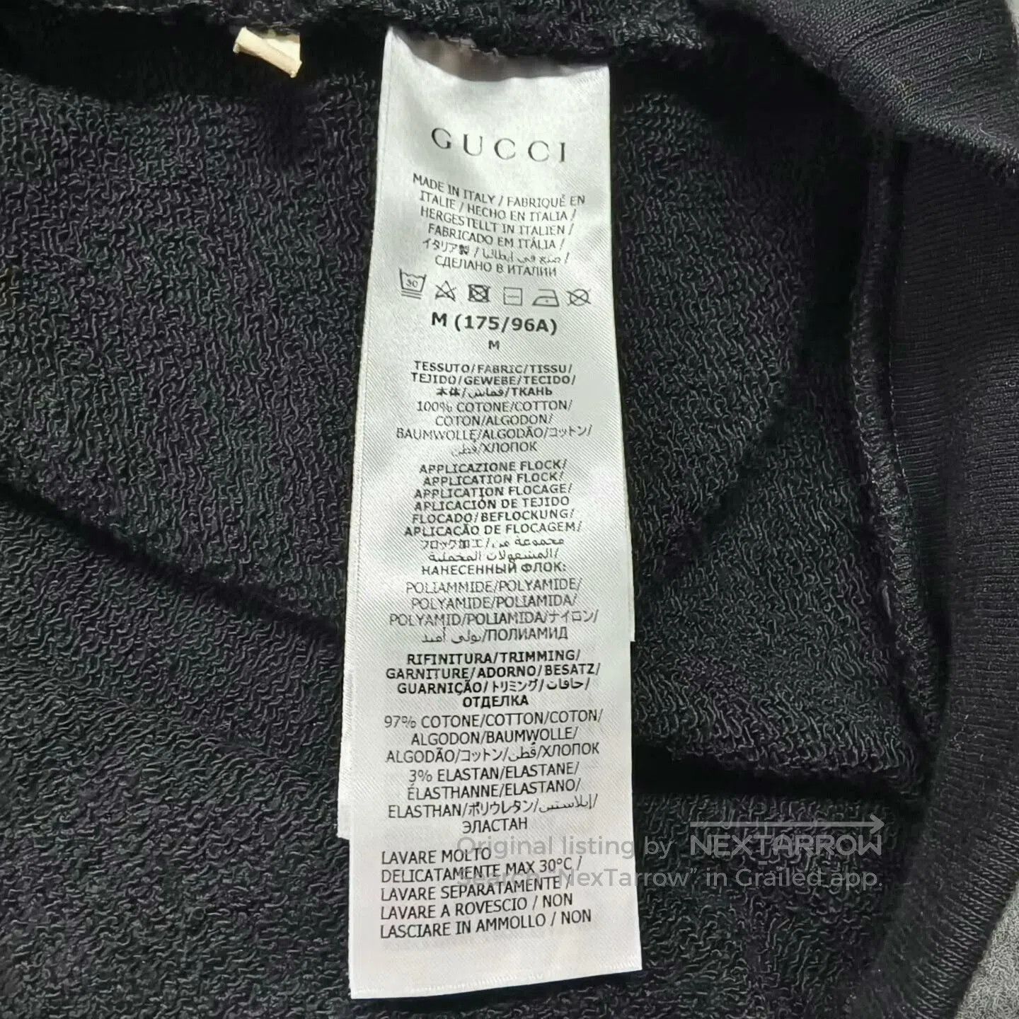 Gucci gucci logo print sweatshirt for men. Size US XL / EU 56 / 4 - 4 Thumbnail