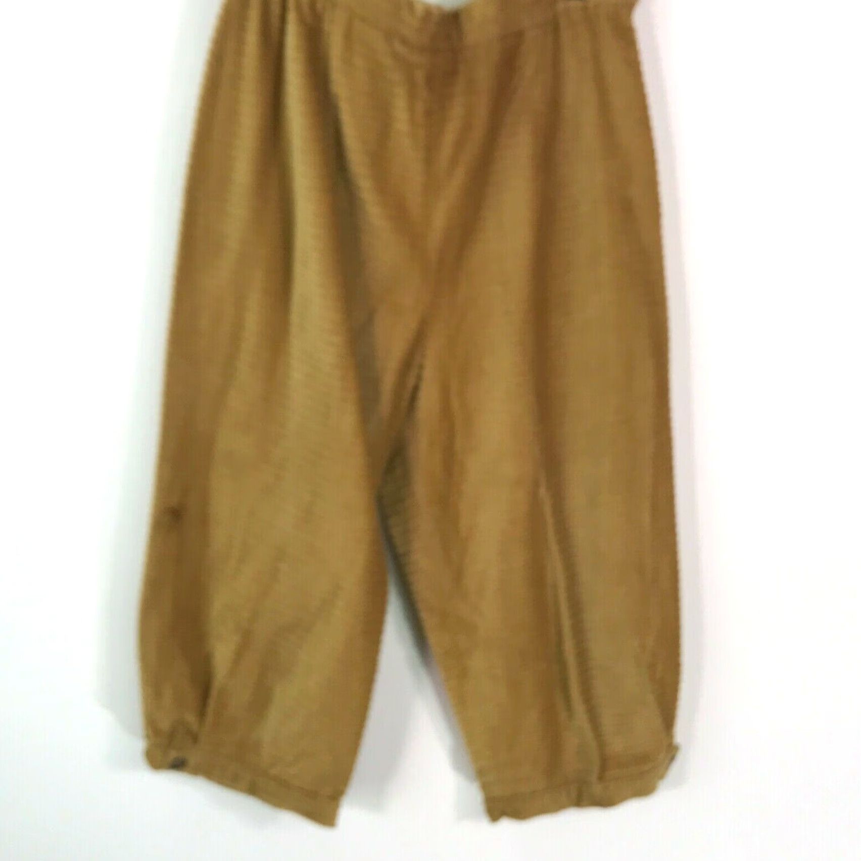 Vintage VINTAGE Creative Pantino Pant Cropped Womens High Rise Velvet Tan Size 10 Casual Pockets 26 in Waist Womens Vintage 10 Tan Velvet Cropped Pant Size 32" / US 10 / IT 46 - 2 Thumbnail