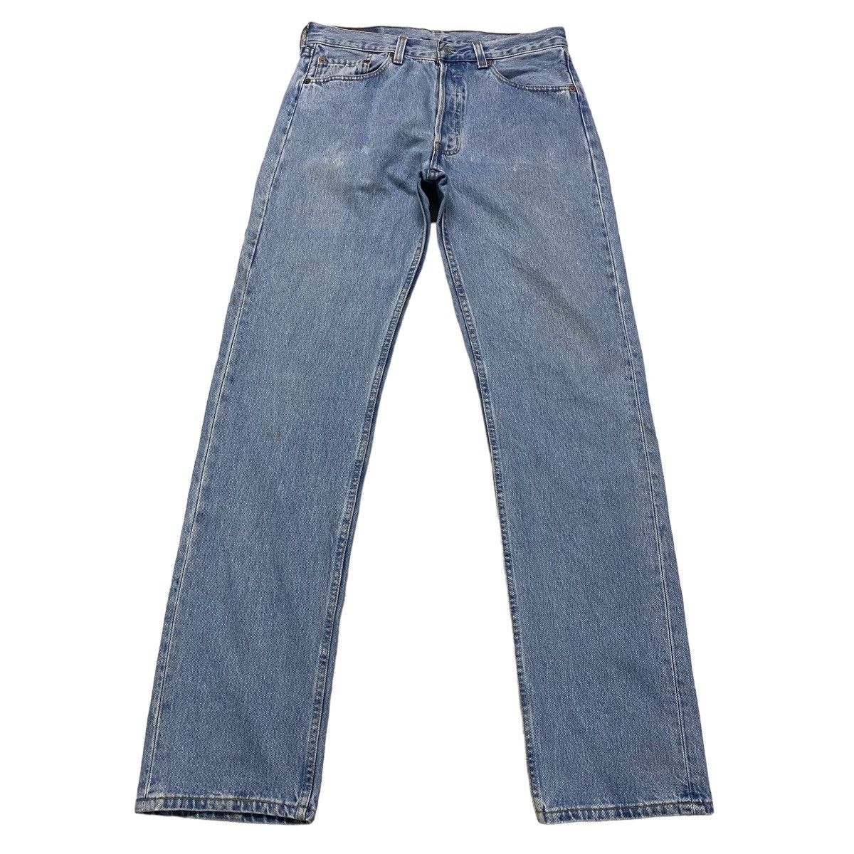 Levi's Vintage 90s Levis 501 Lightwash Jeans Nice Faded Jeans Size US 32 / EU 48 - 2 Thumbnail