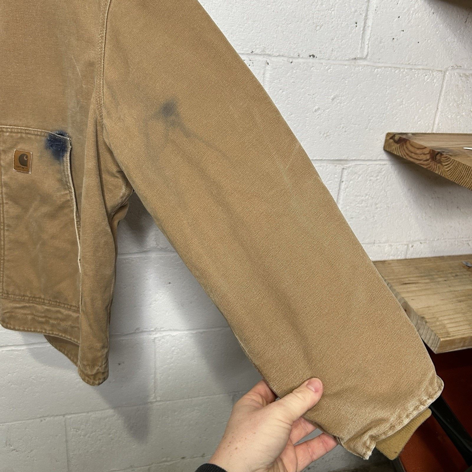 Carhartt Vintage Carhartt Sherpa-Lined Dearborn Jacket “Camel/Brown” Size US XL / EU 56 / 4 - 8 Thumbnail
