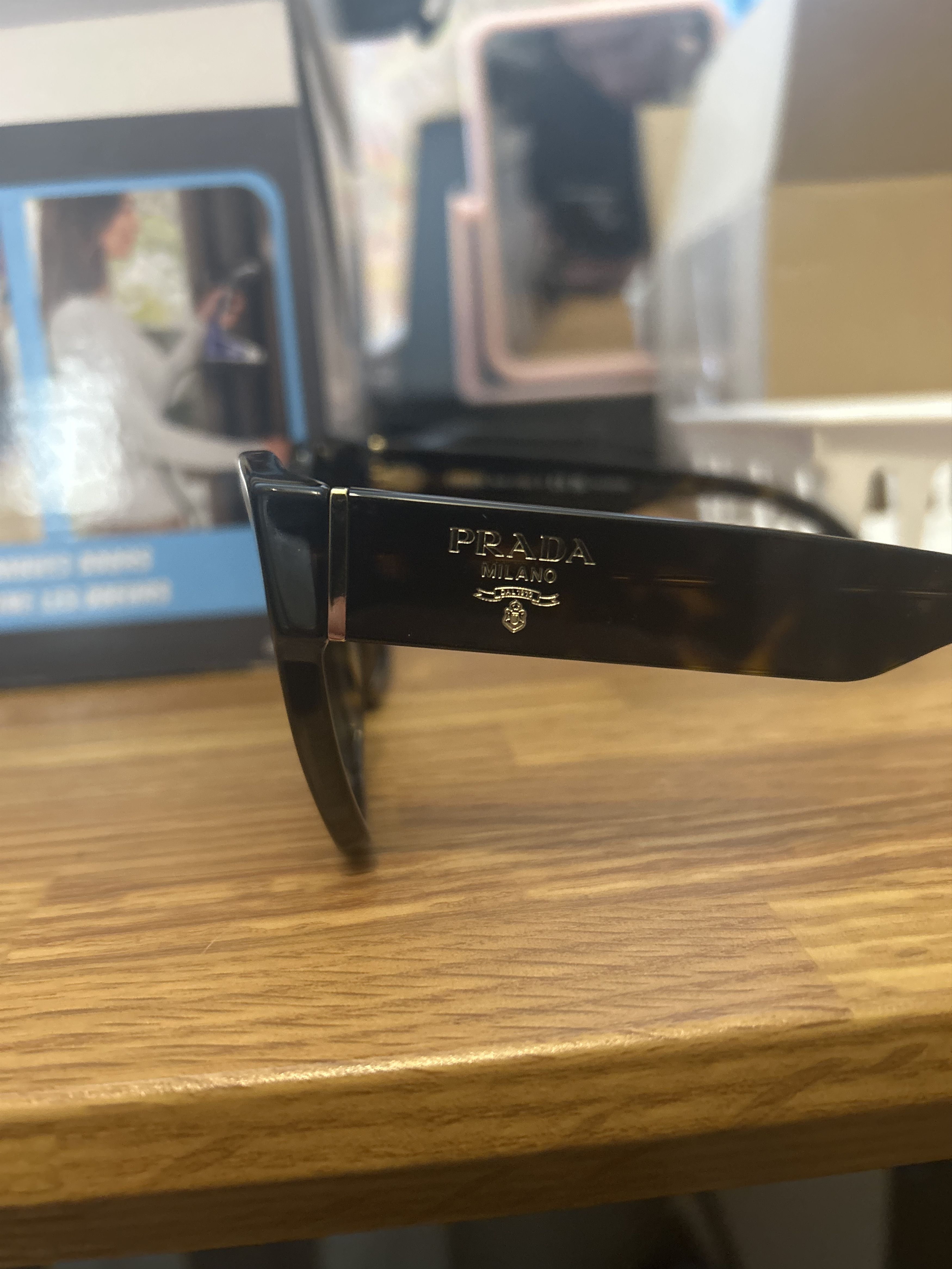 Prada Prada Tortoise Shell Oversized sunglasses - New Size ONE SIZE - 2 Thumbnail