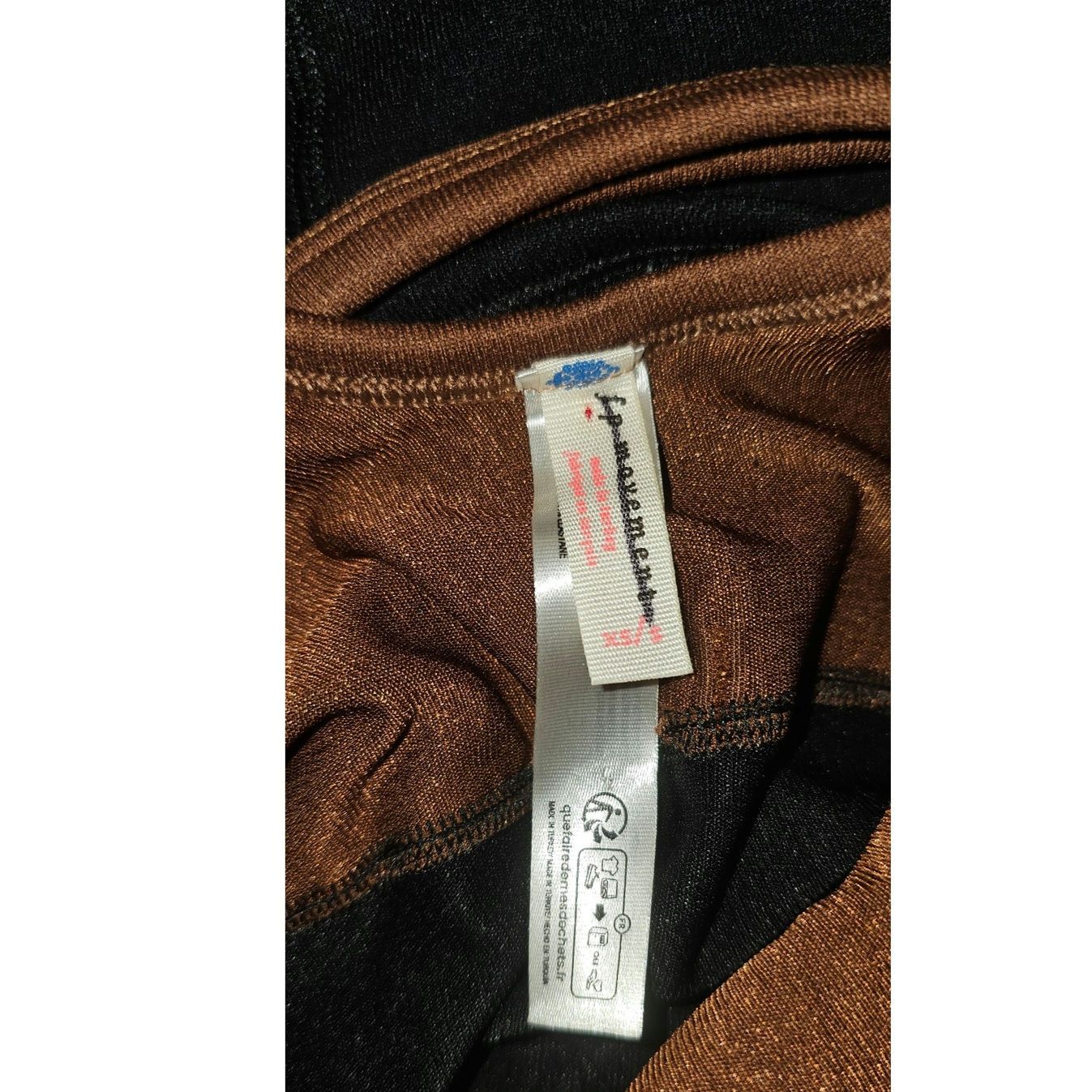 Free People New FP MOVEMENT It Takes Two Runsie $70 X-SMALL Black Brown Size 26" / US 2 / IT 38 - 8 Thumbnail