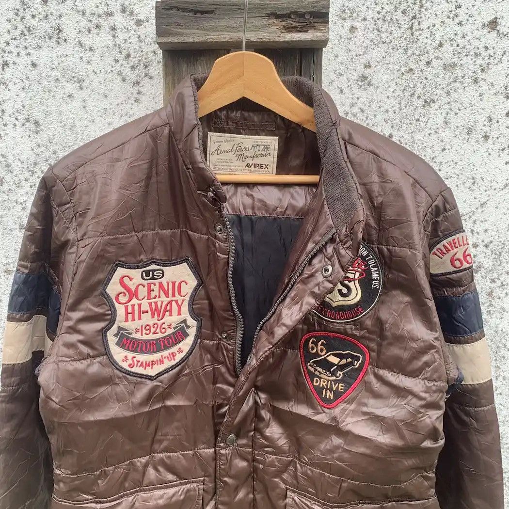 Avirex × Vintage Avirex Military With Patches Puffer Jacket Size US M / EU 48-50 / 2 - 7 Thumbnail